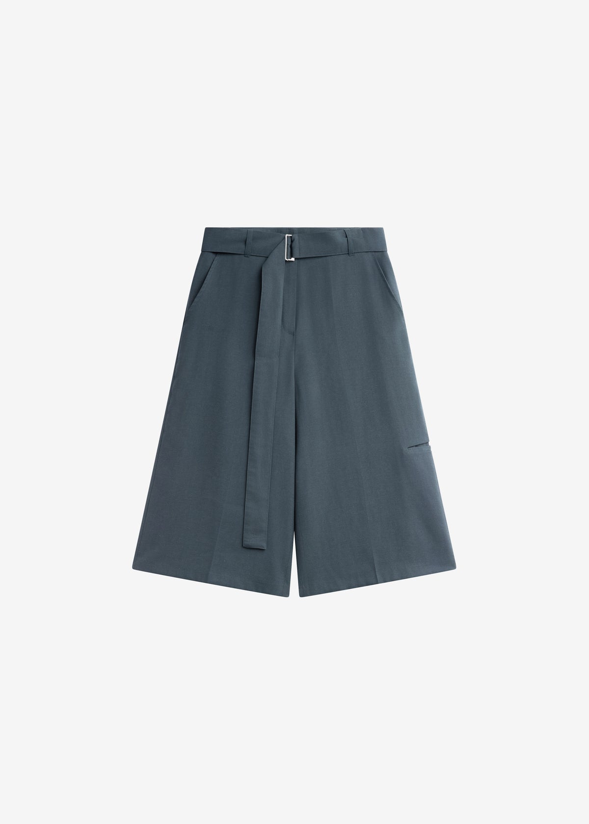 Lioni Tailored Bermuda Shorts - Deep Teal - 10