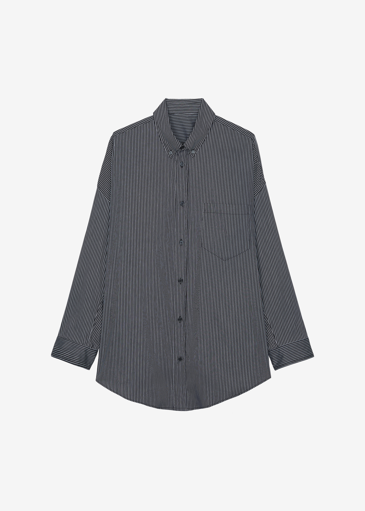 Lioris Oversized Shirt - Black/White Stripe – The Frankie Shop Lioris Oversized Shirt - Black/White Stripe – The Frankie Shop