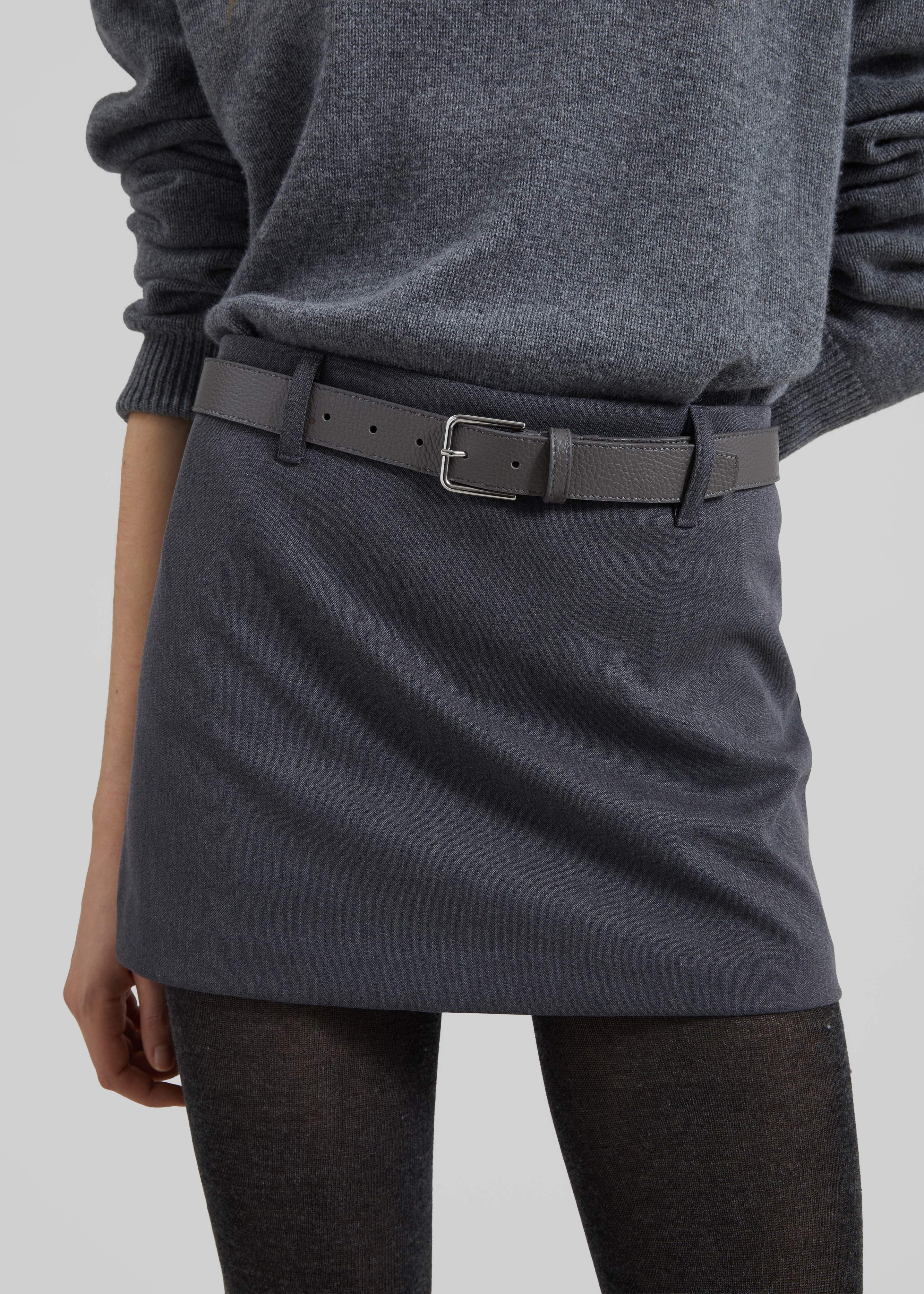 Liri Mini Skirt - Grey – The Frankie Shop