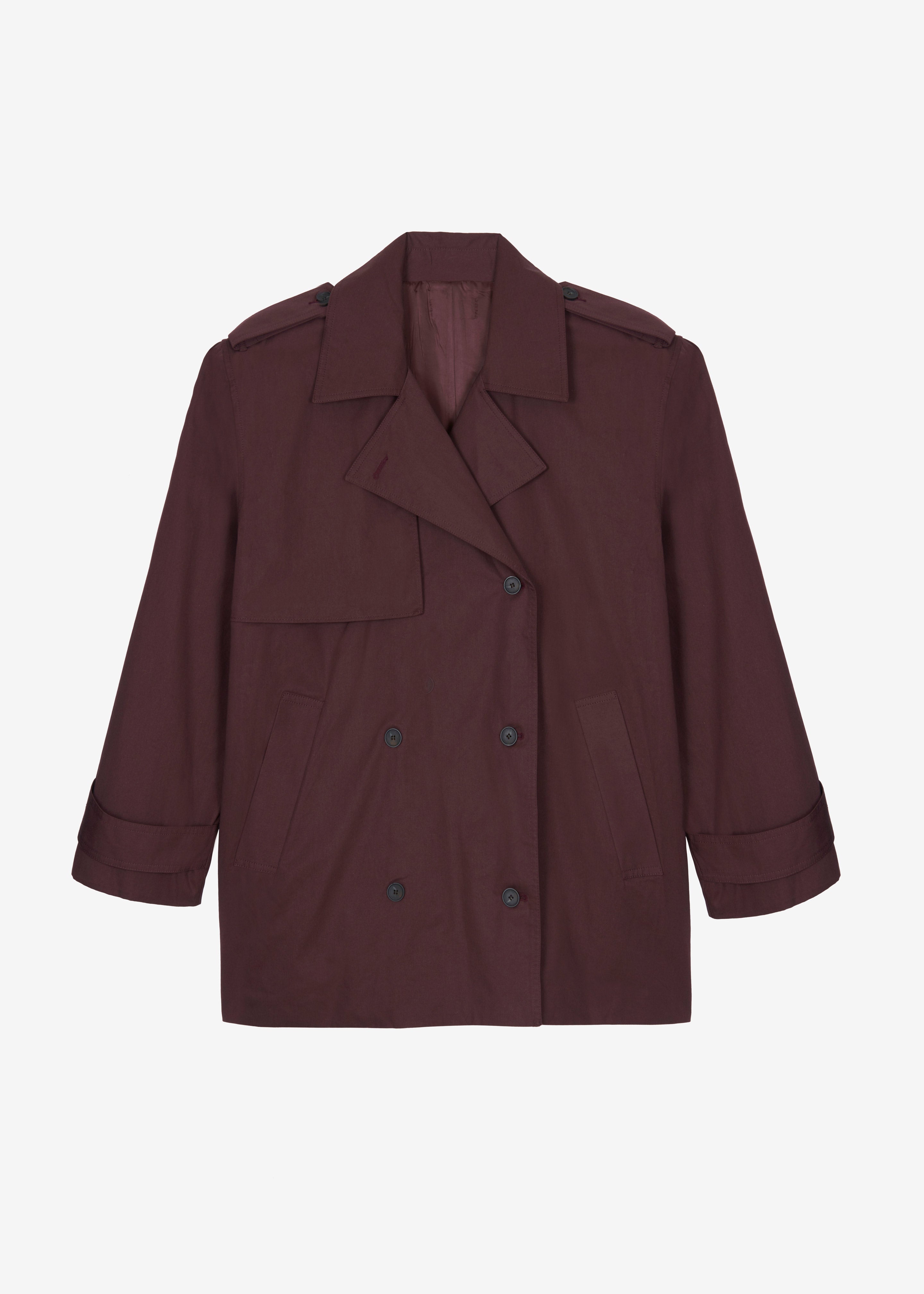 Lisburn Short Trench - Burgundy - 20