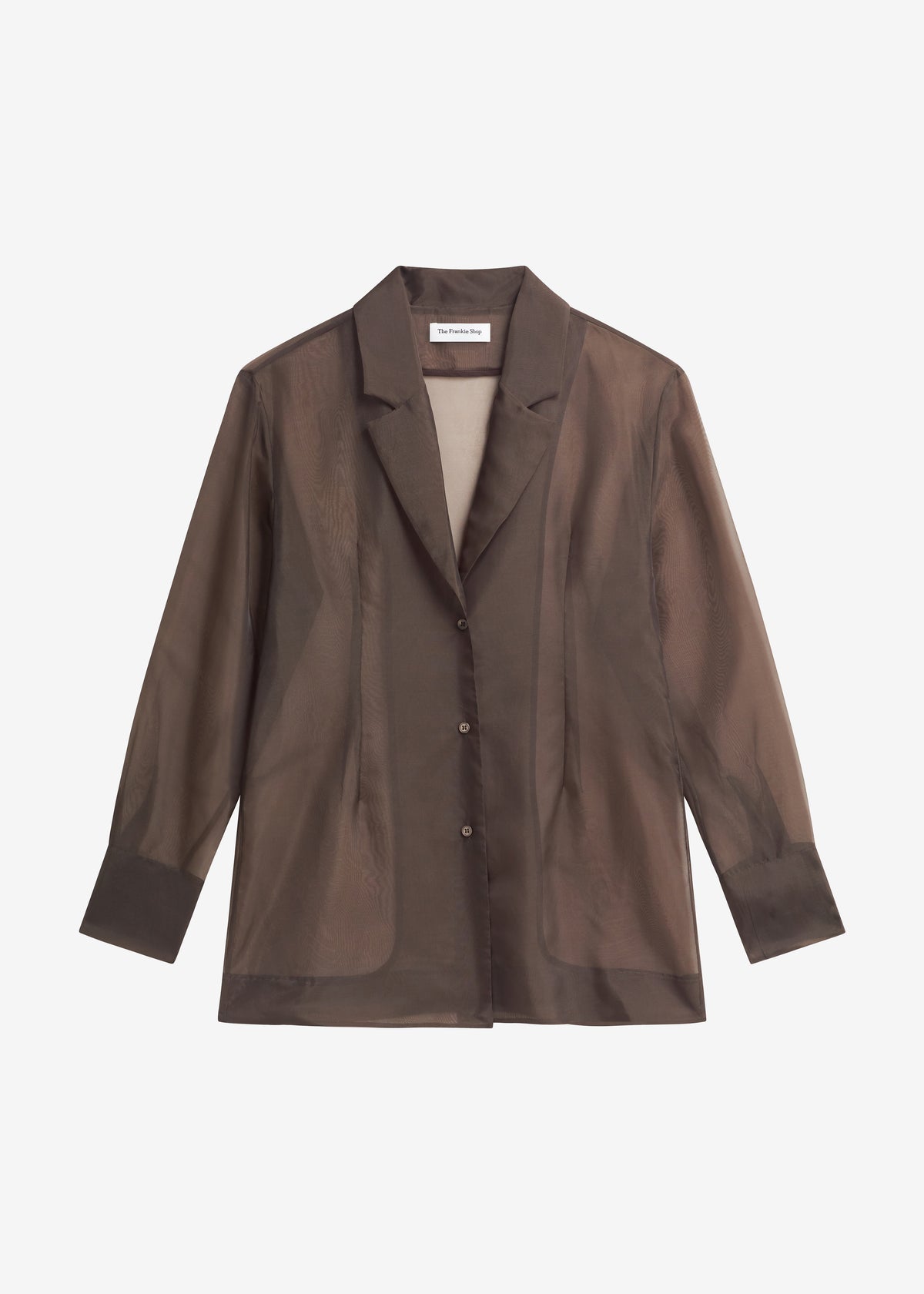 Lise Sheer Blazer - Brown - 7