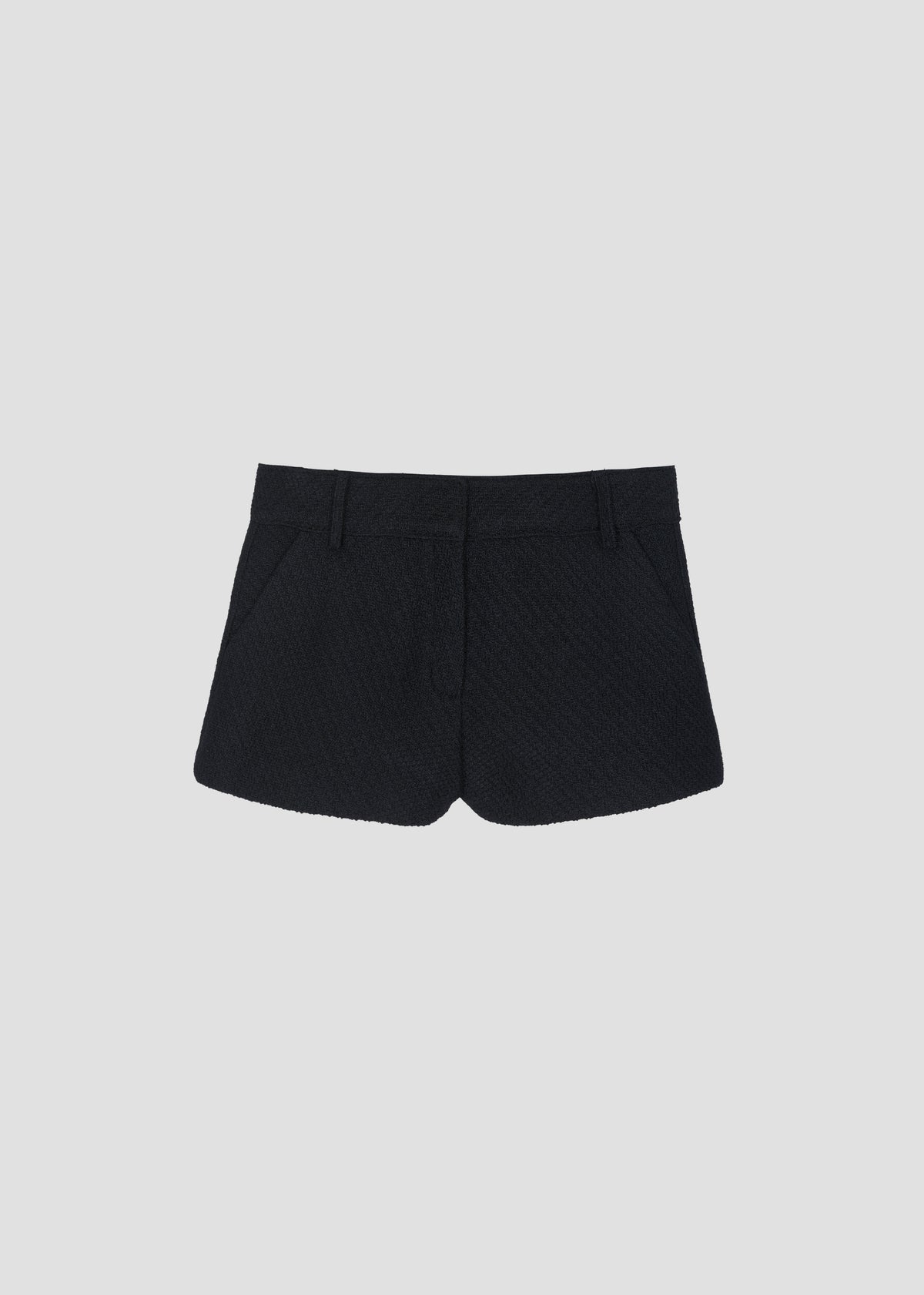 Lisette Tweed Hot Pants - Black - 10