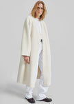 Livigno Faux Shearling Coat - Ivory