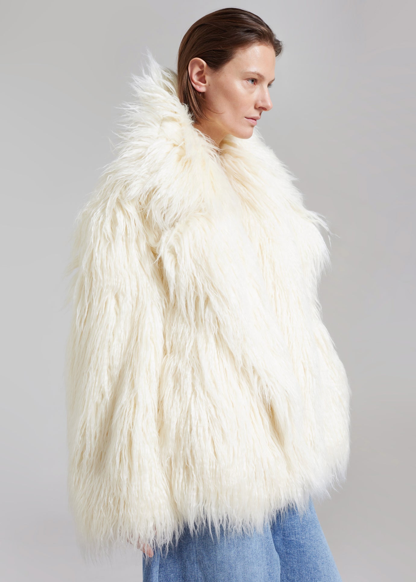 The Frankie Shop Joni Faux Fur Coat