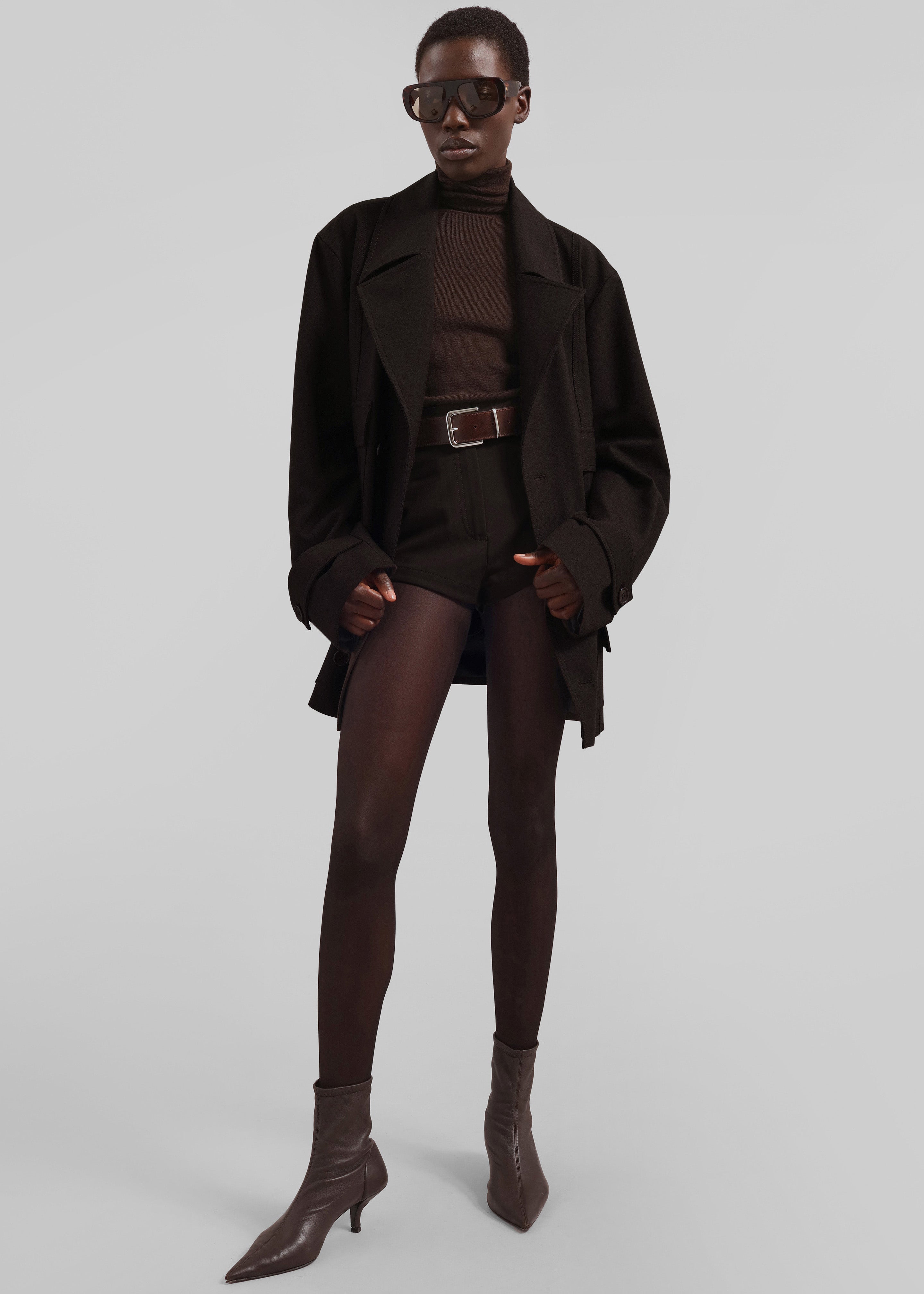 Loen Hot Pants - Brown – The Frankie Shop