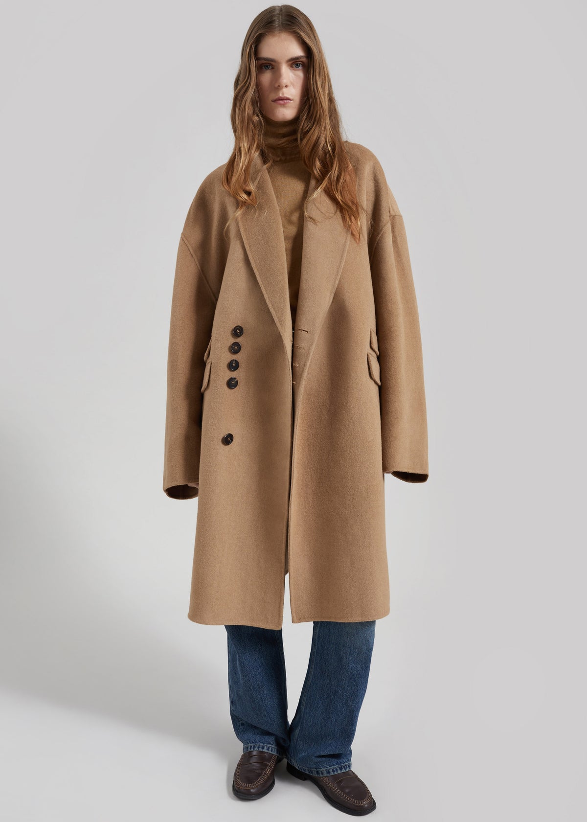 Lohit Wool Coat - Camel - 1