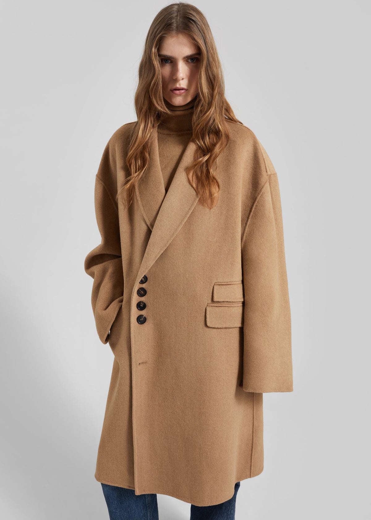 Lohit Wool Coat - Camel - 5