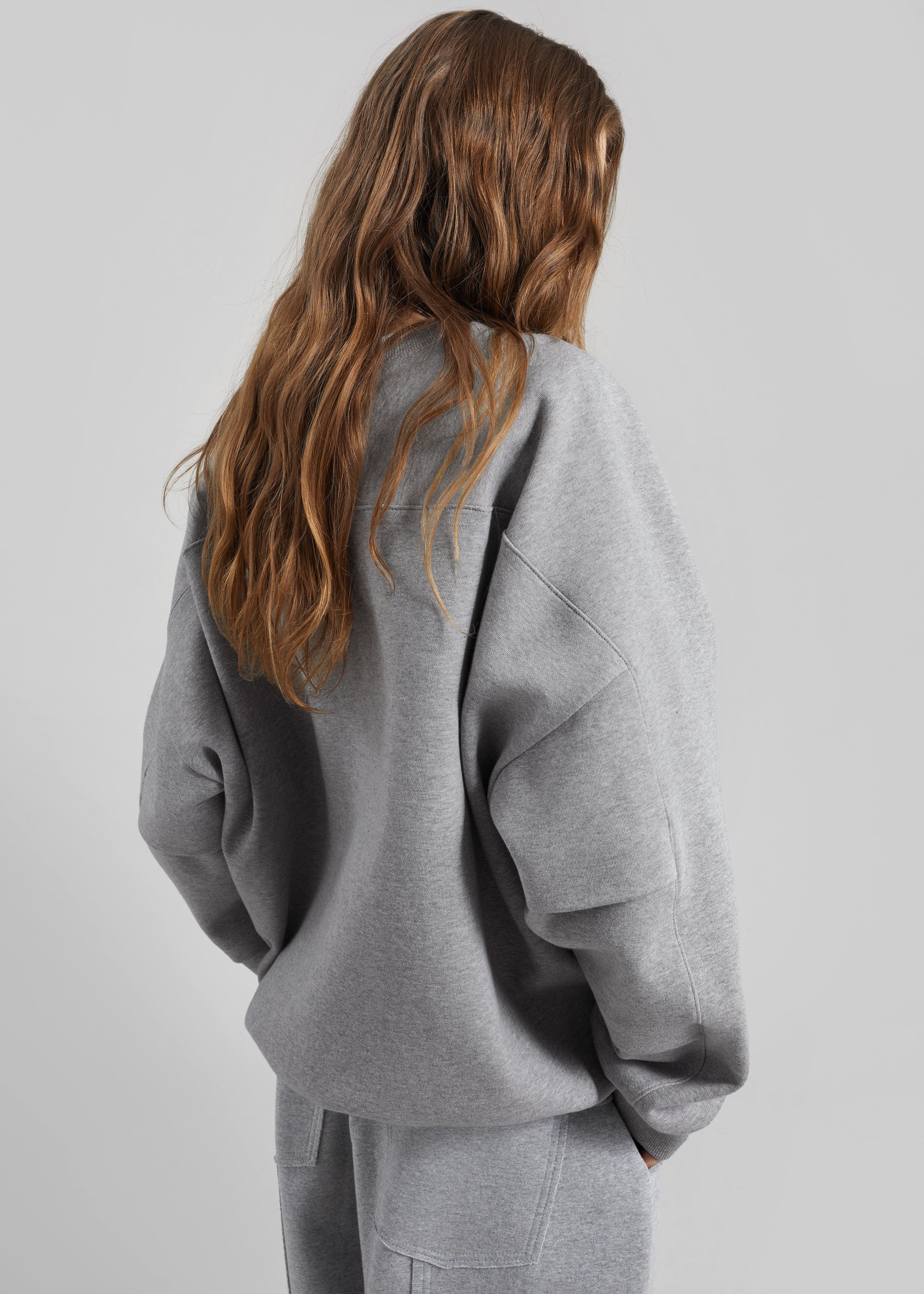Lonay Balloon Sleeve Sweatshirt - Grey – The Frankie Shop
