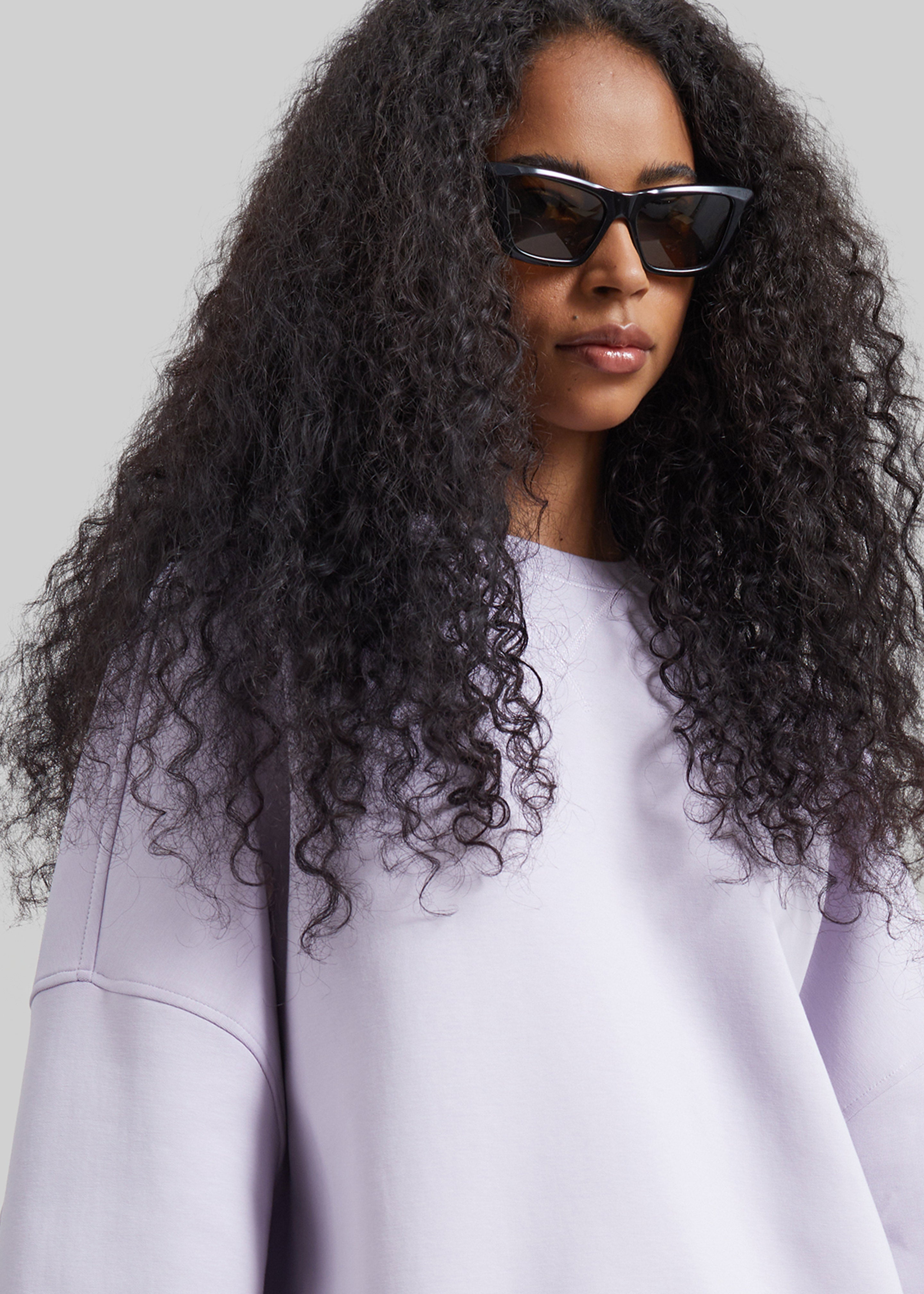 Lorcy Oversized Sweatshirt - Lavender - 3