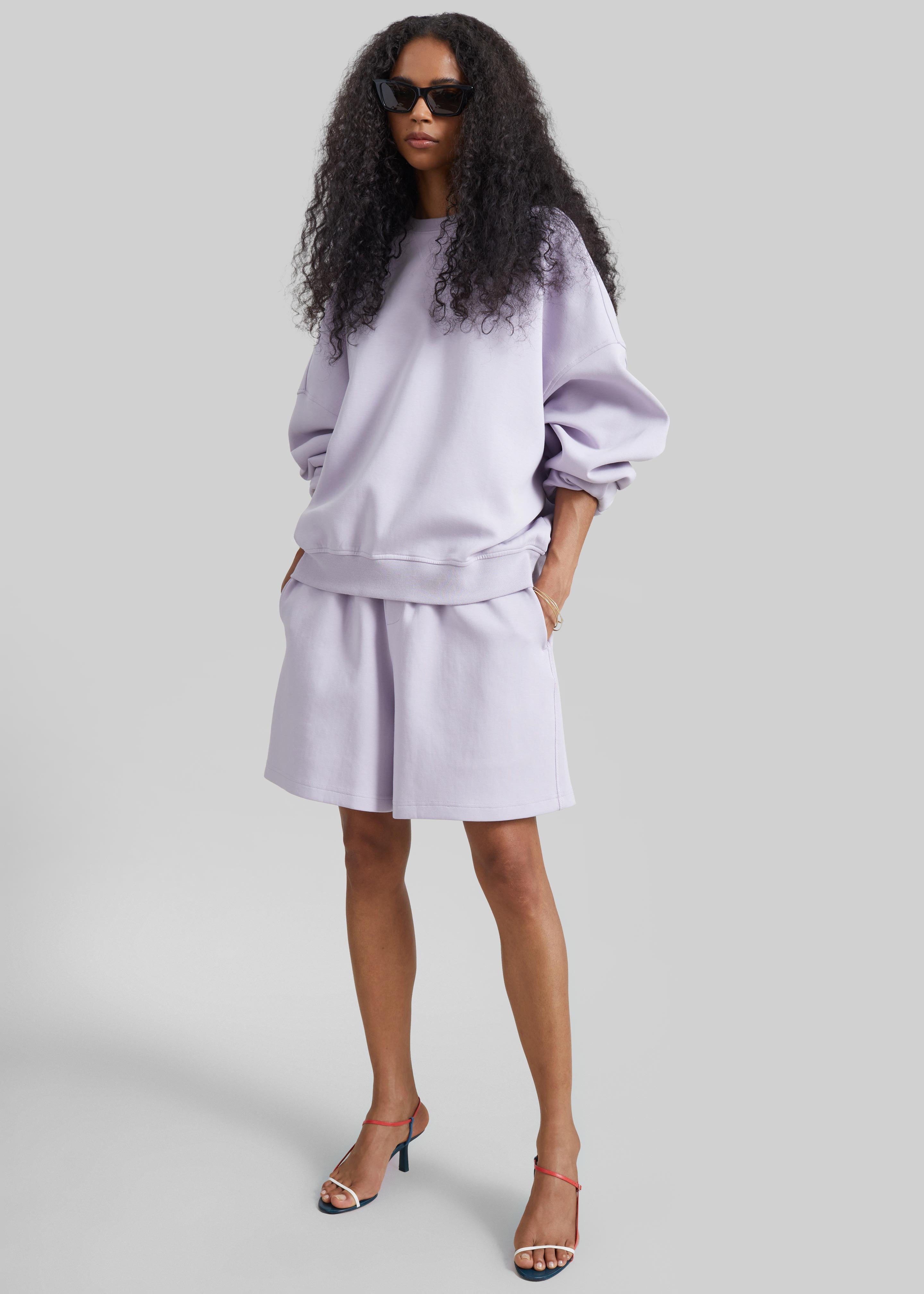 Lorcy Sweatshorts - Lavender - 2