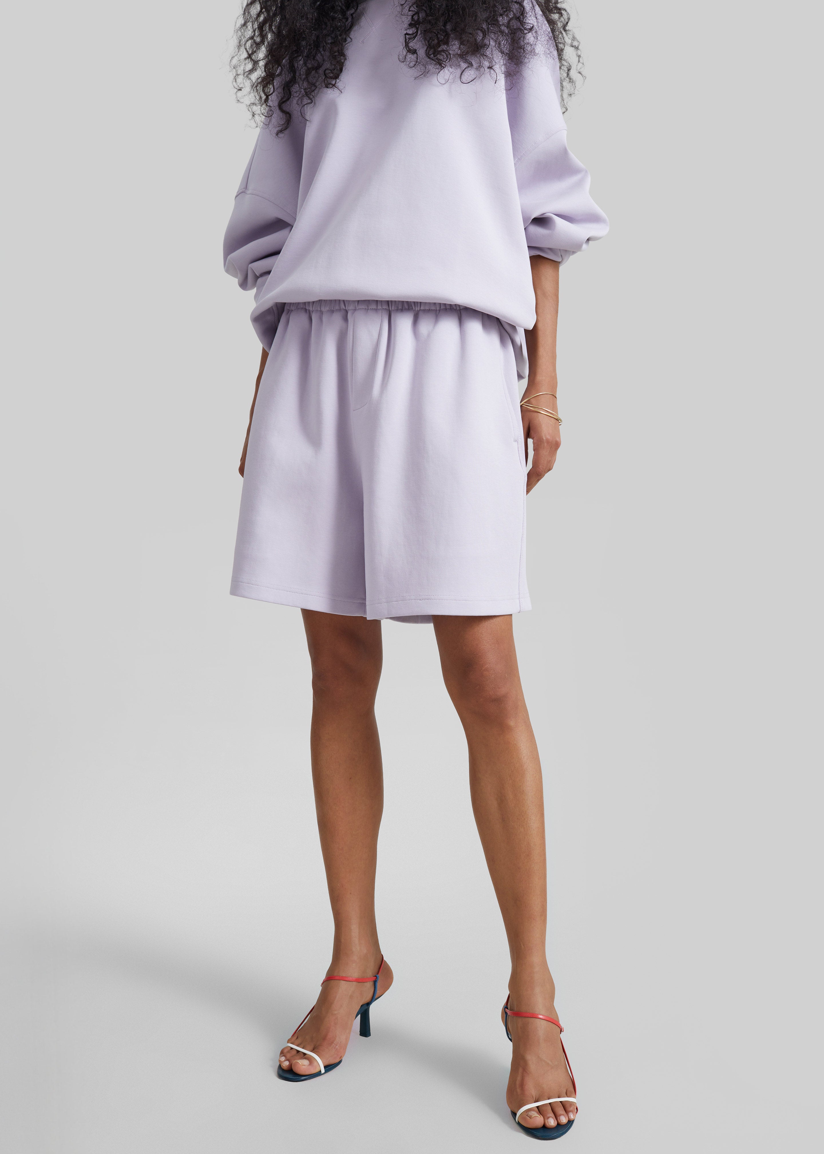 Lorcy Sweatshorts - Lavender - 1
