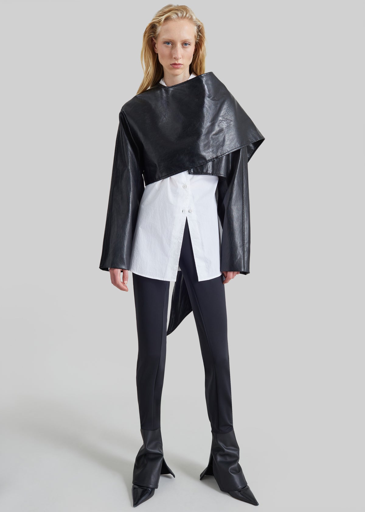 Lormont Convertible Scarf Jacket - Black