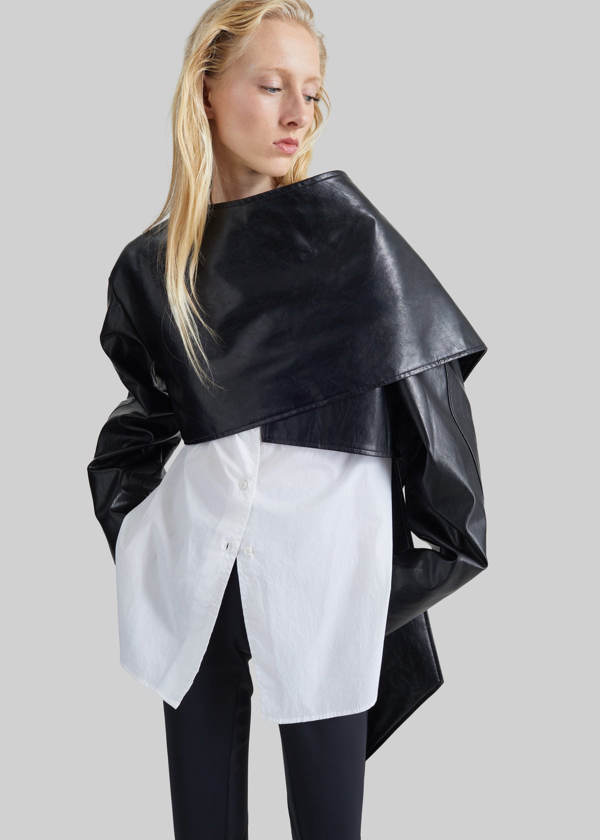 Lormont Convertible Scarf Jacket - Black