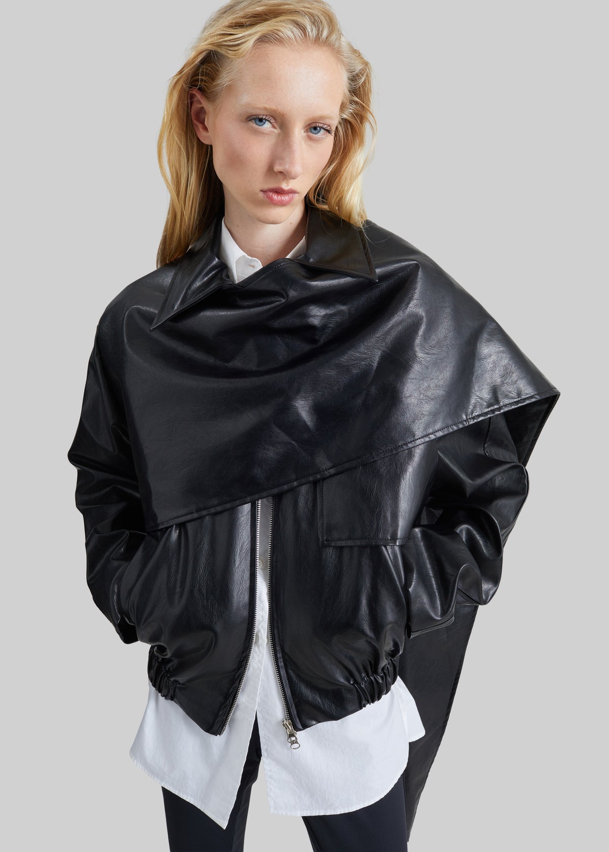 Lormont Convertible Scarf Jacket - Black
