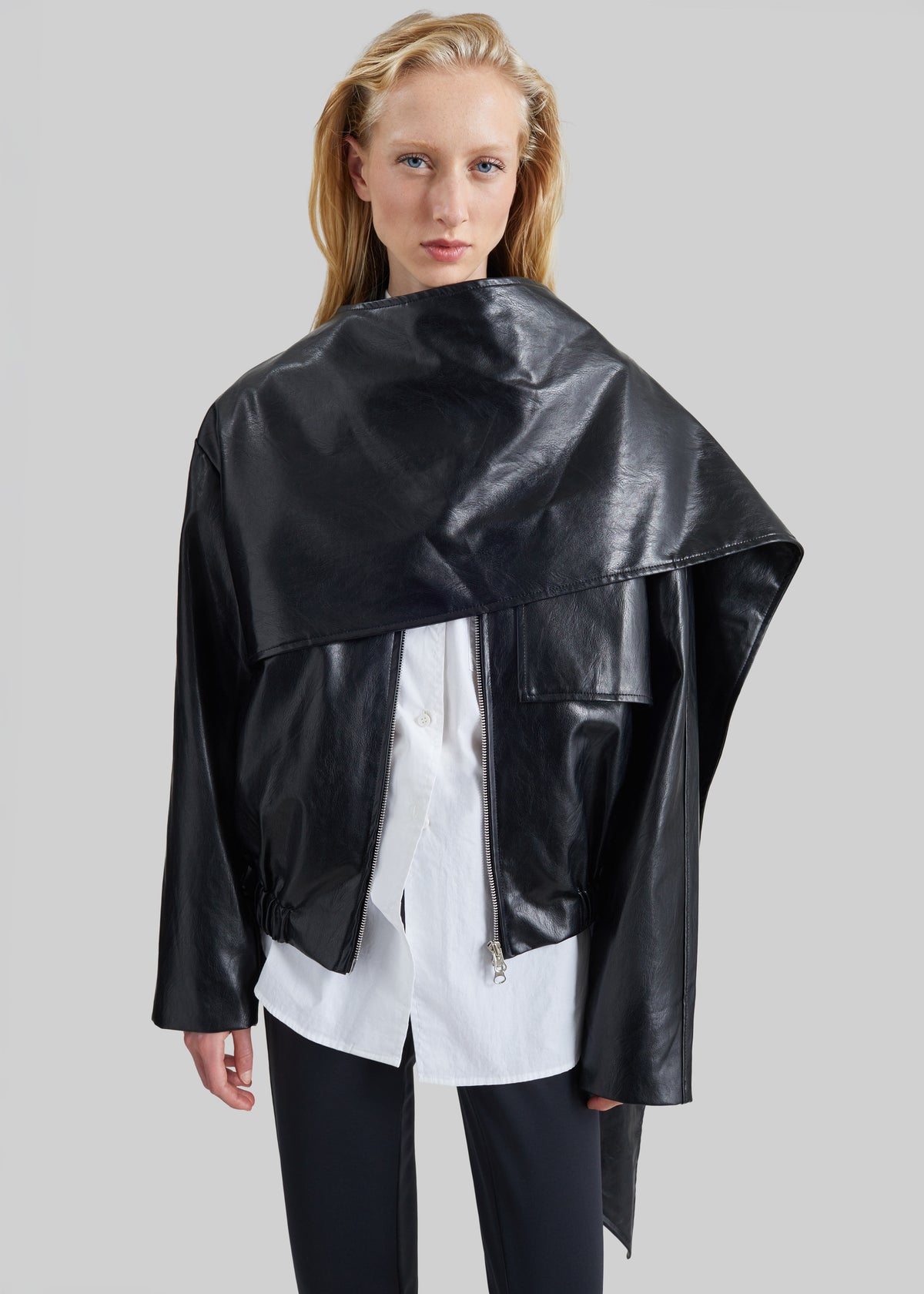 Lormont Convertible Scarf Jacket - Black