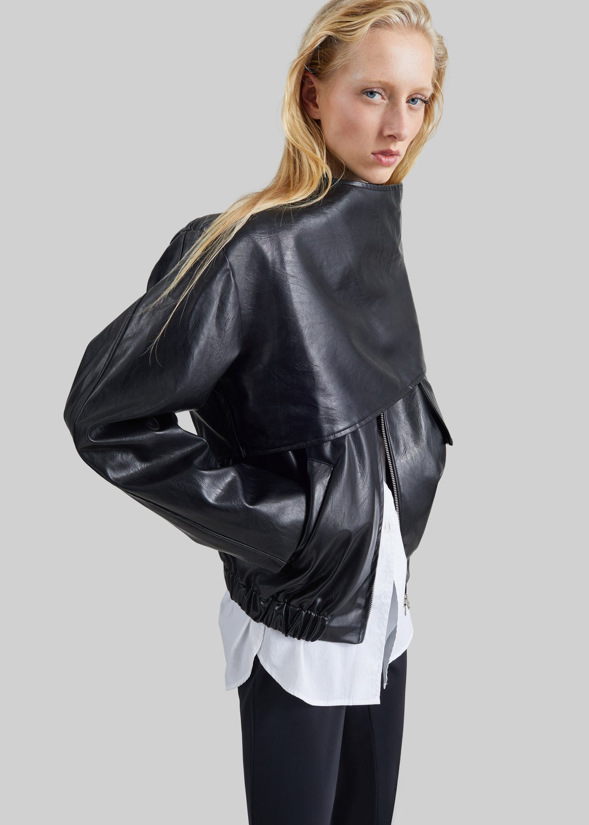 Lormont Convertible Scarf Jacket - Black