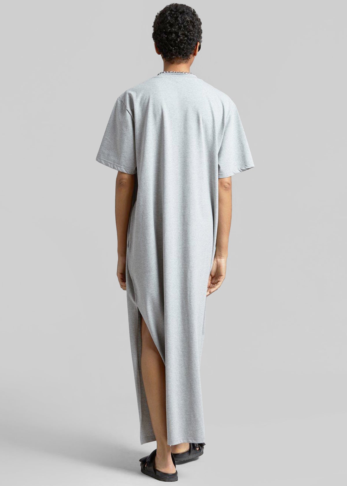Grey Oversized Shirt Dress H&M Women Grey Oversized Shirt Dress