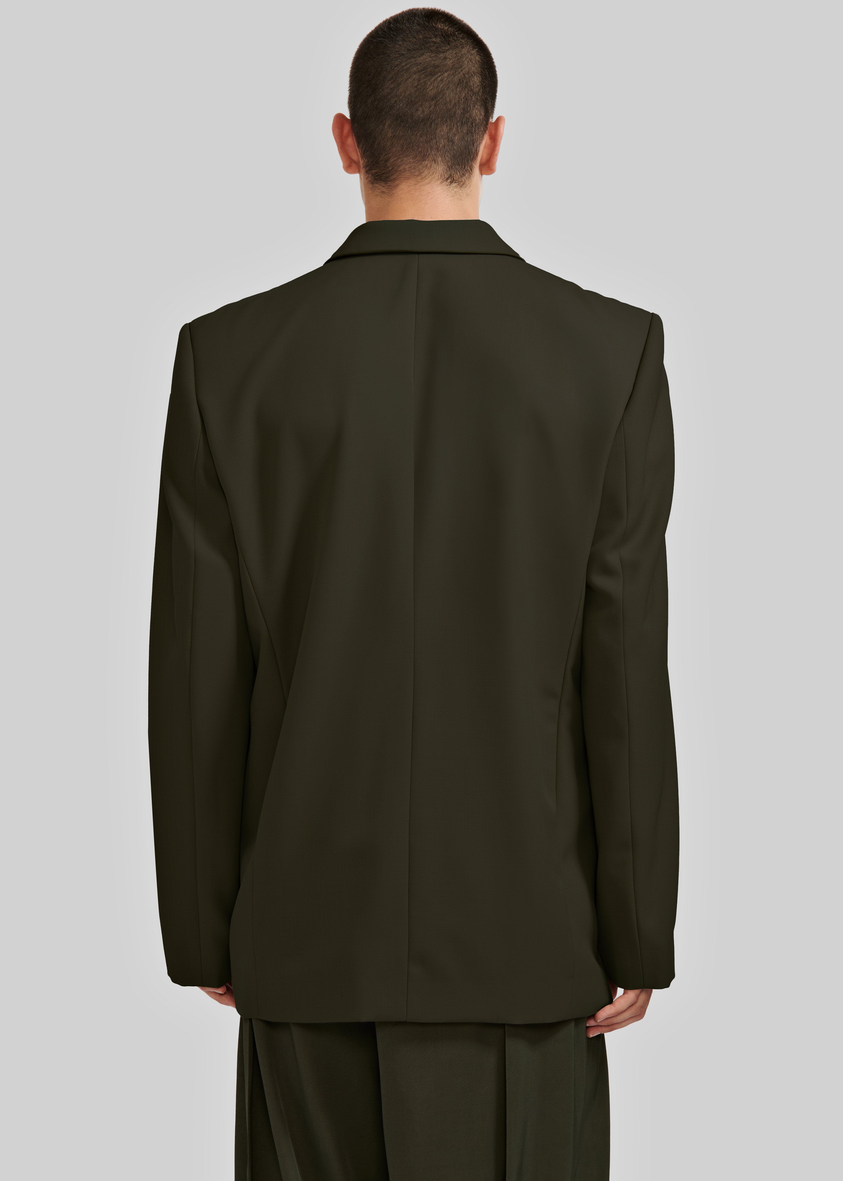 Louis Gabriel Nouchi Double Breasted Jacket With 4 Buttons - Army - 4