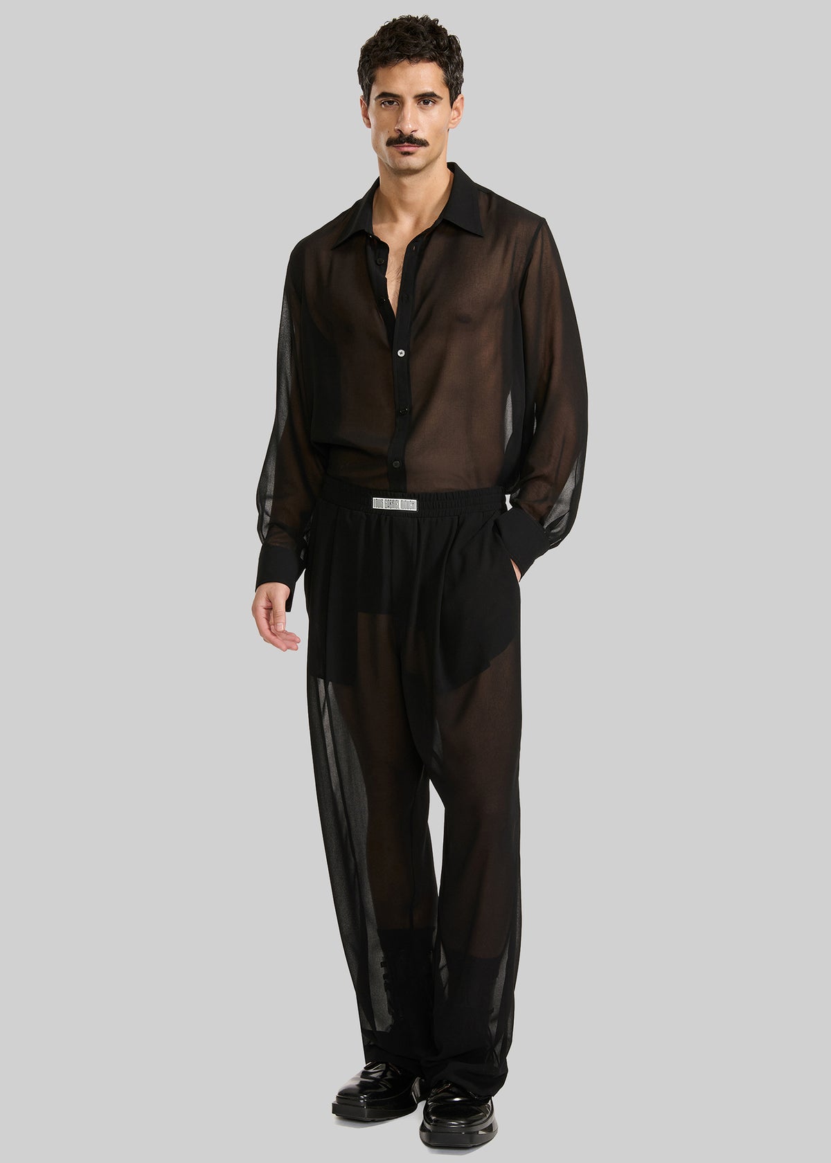 Louis Gabriel Nouchi Large Jogging Pants - Black - 4