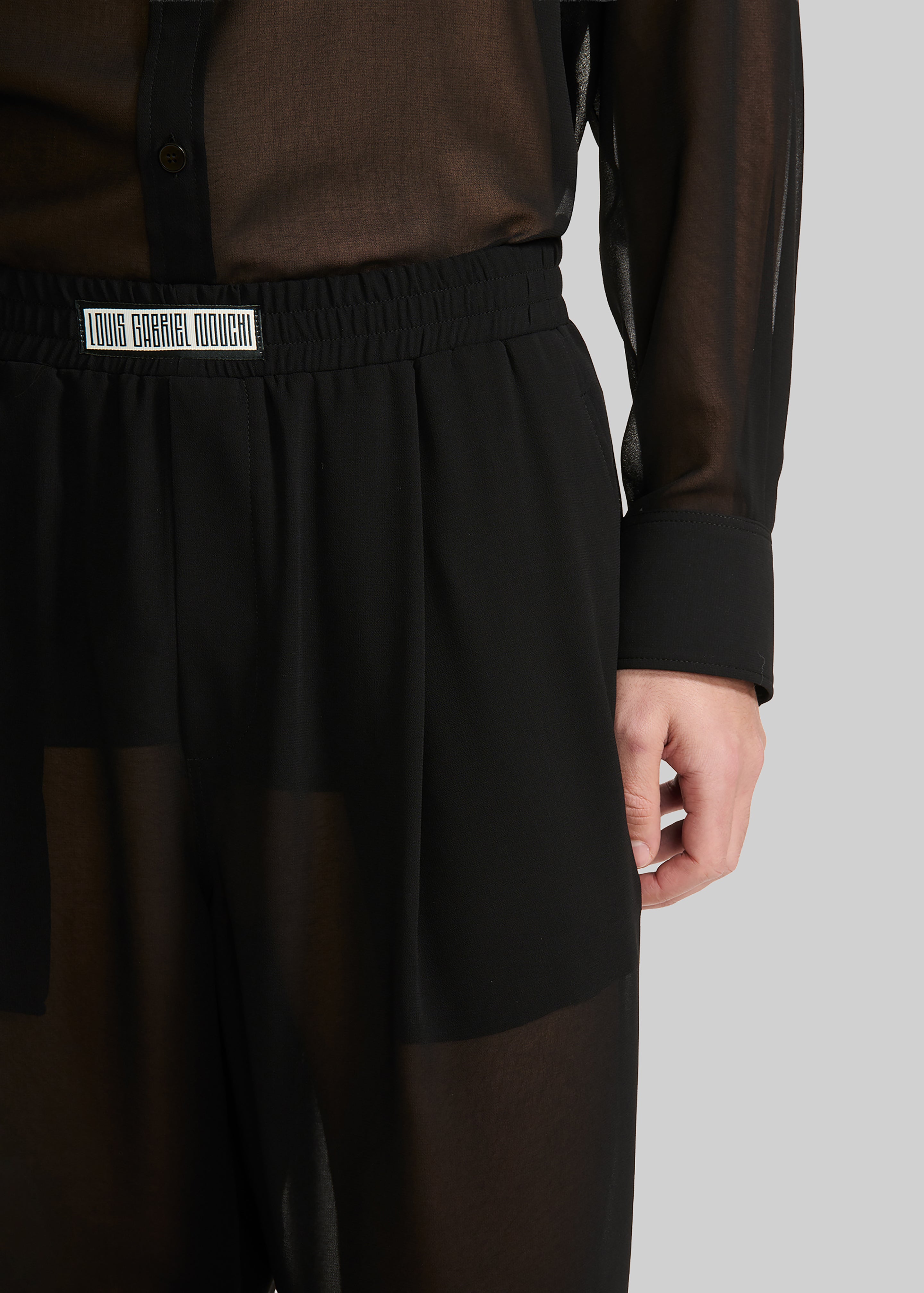Louis Gabriel Nouchi Large Jogging Pants - Black – The Frankie Shop