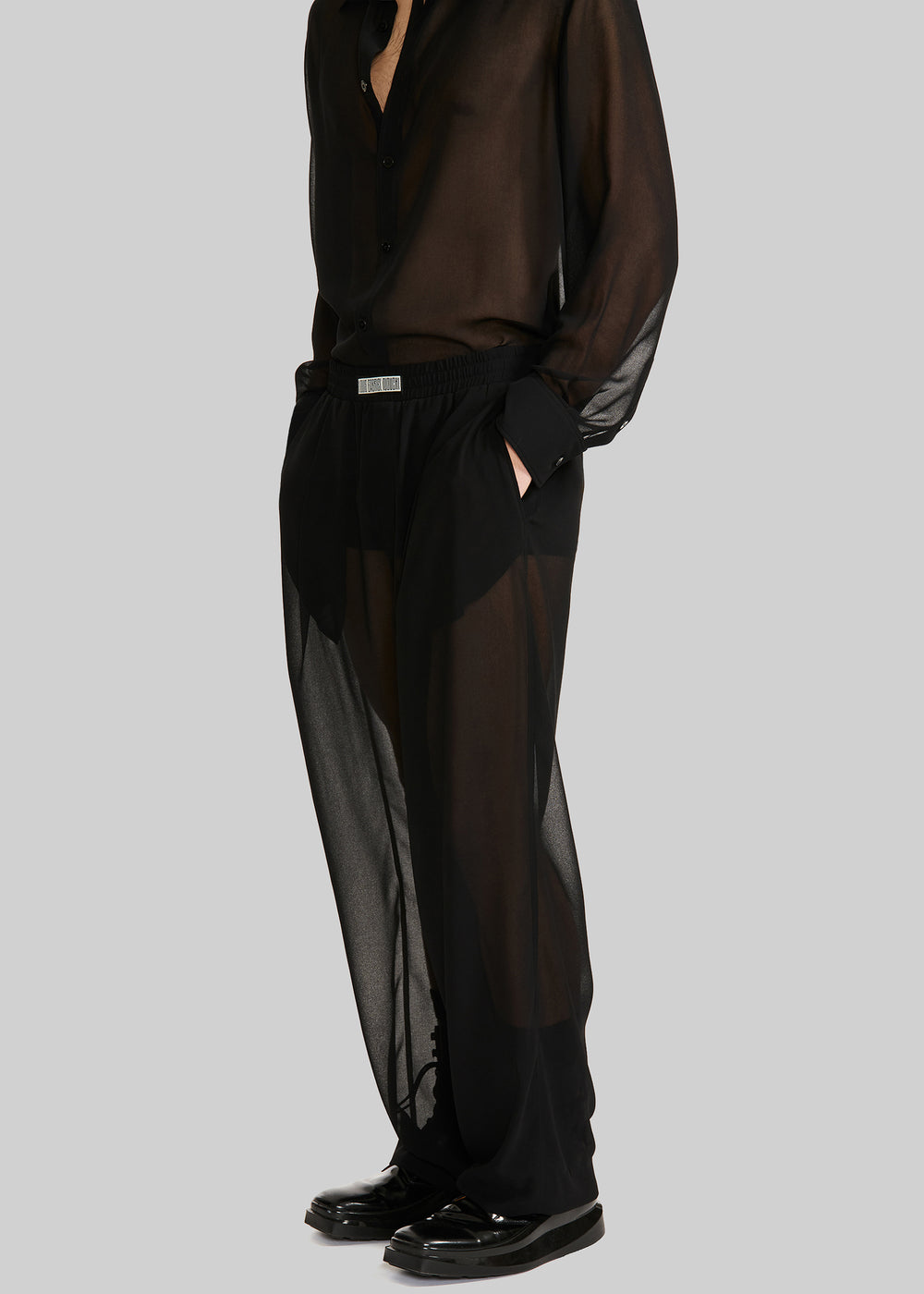 Louis Gabriel Nouchi Large Jogging Pants - Black - 1