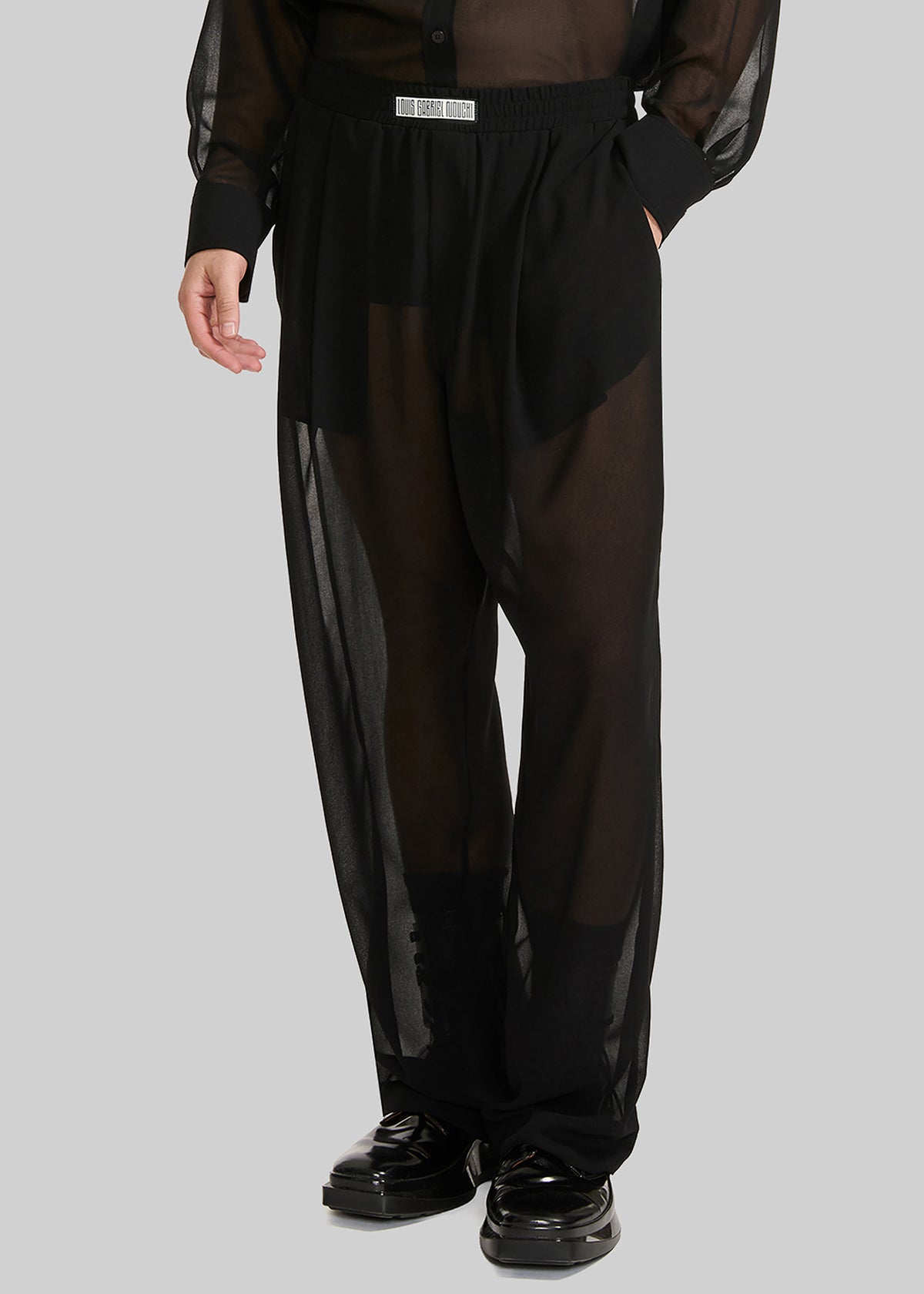 Louis Gabriel Nouchi Large Jogging Pants - Black - 5