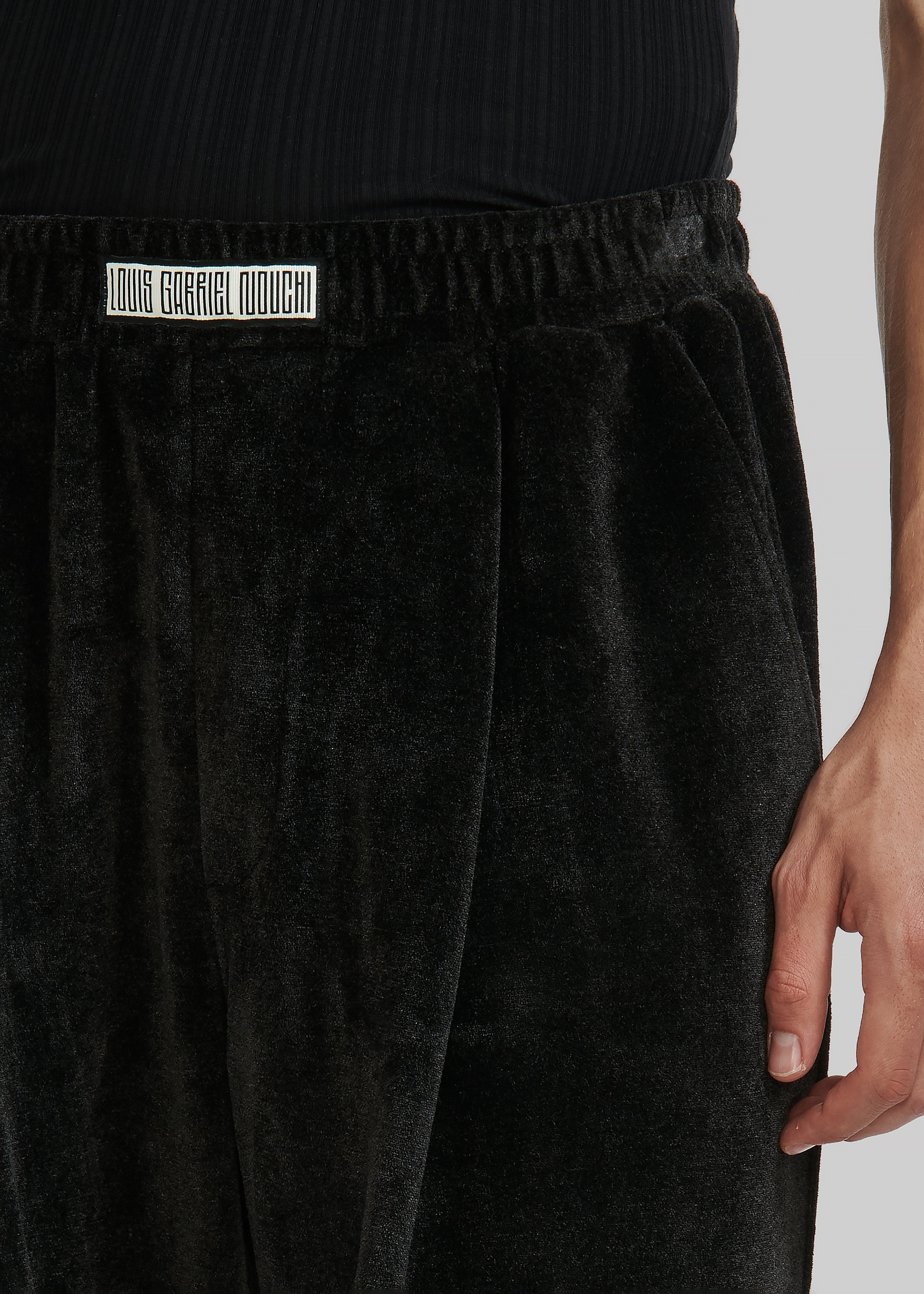 Louis Gabriel Nouchi Large Trousers With Pleats - Anthracite - 2