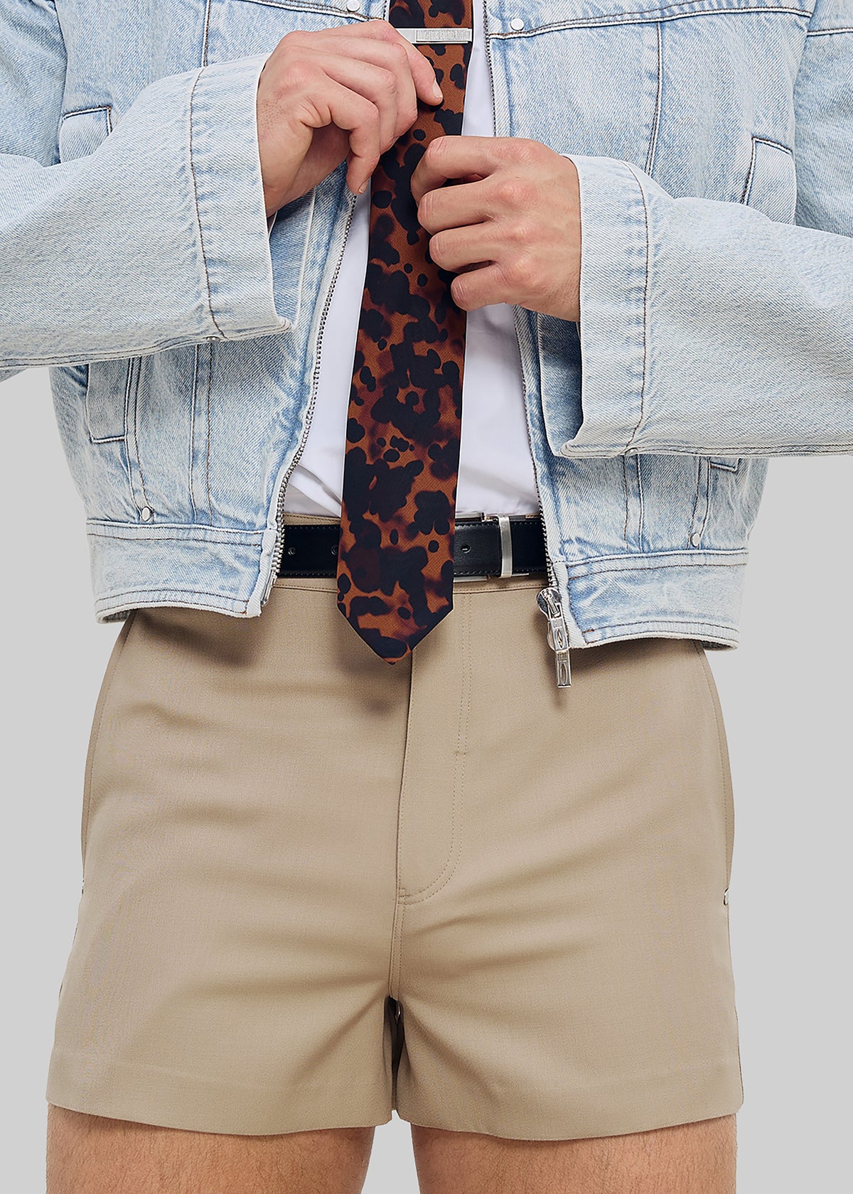 Louis Gabriel Nouchi Wool Suit Shorts - Sand - 3