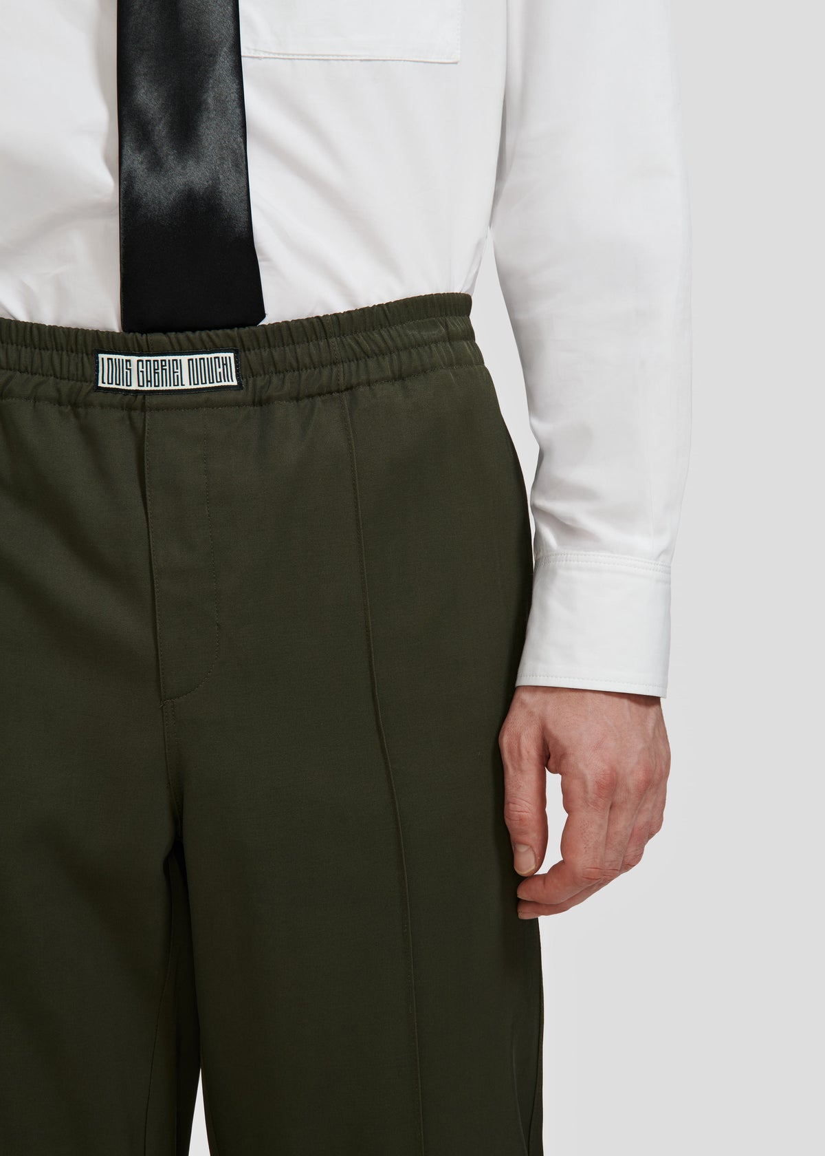 Louis Gabriel Nouchi Tapered Jogging Pants - Army - 3