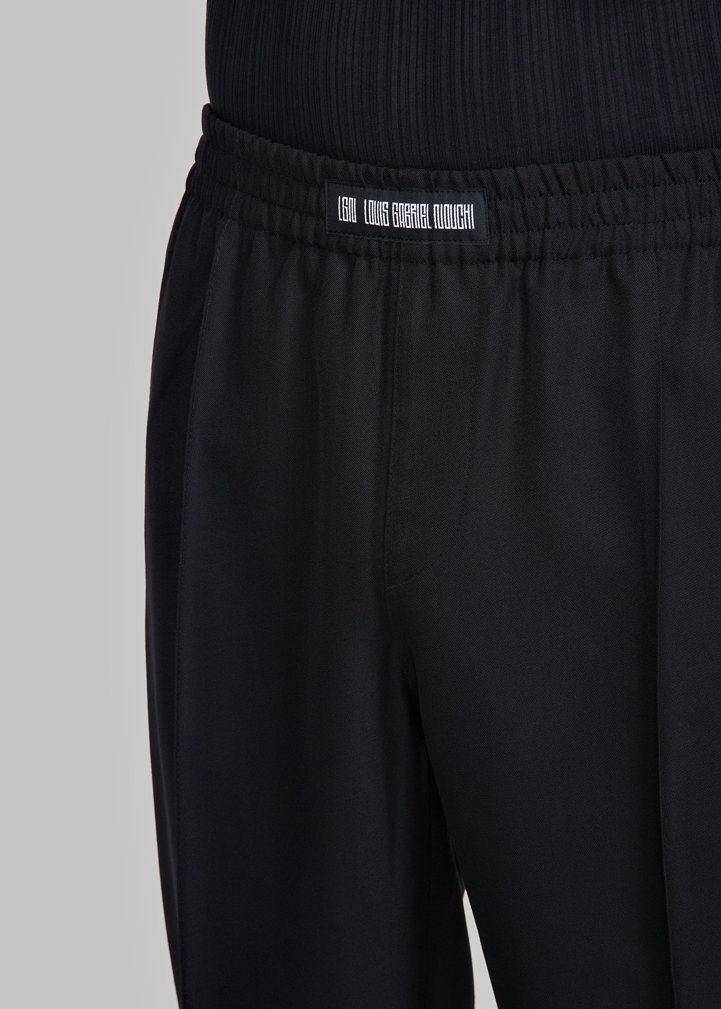 Louis Gabriel Nouchi Tapered Jogging Pants - Black - 2