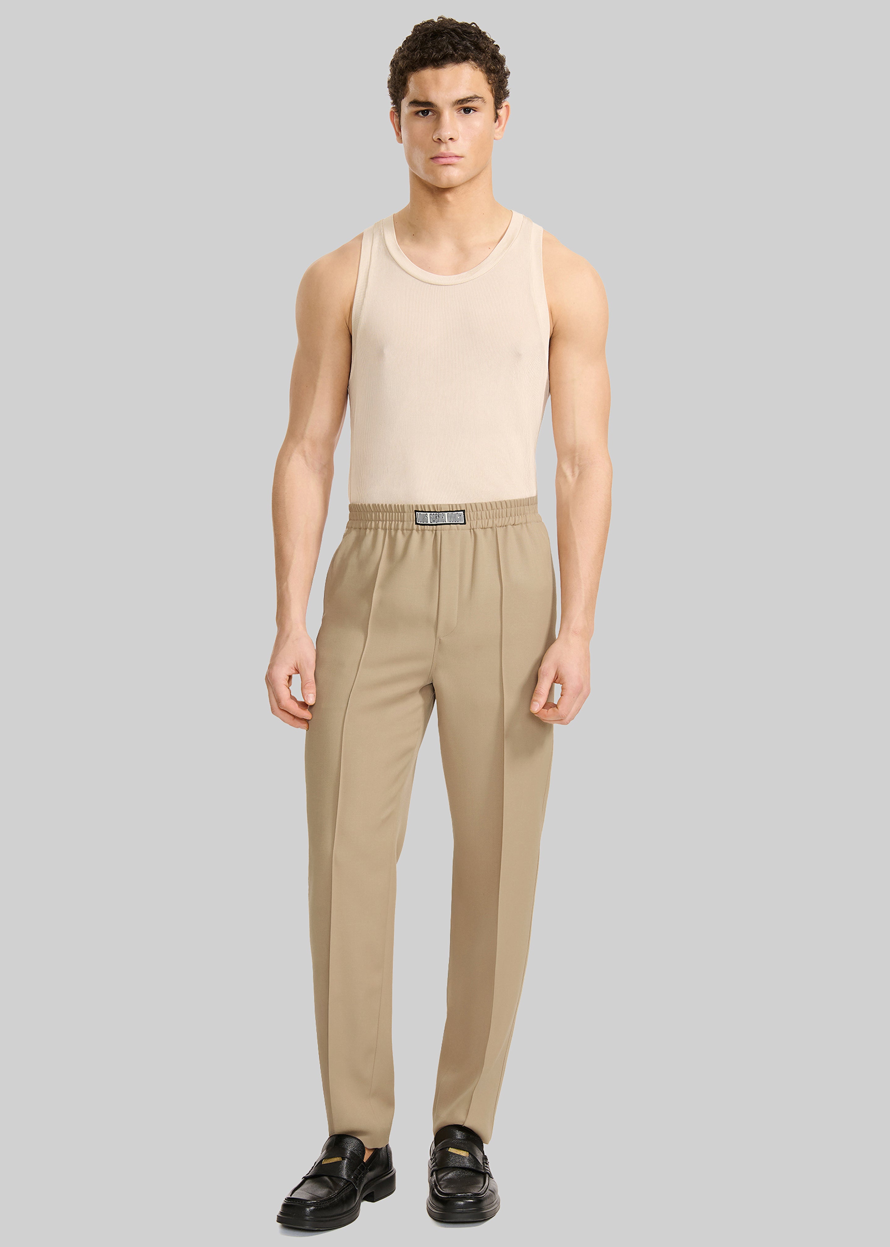 Louis Gabriel Nouchi Tapered Jogging Pants - Sand – The Frankie Shop
