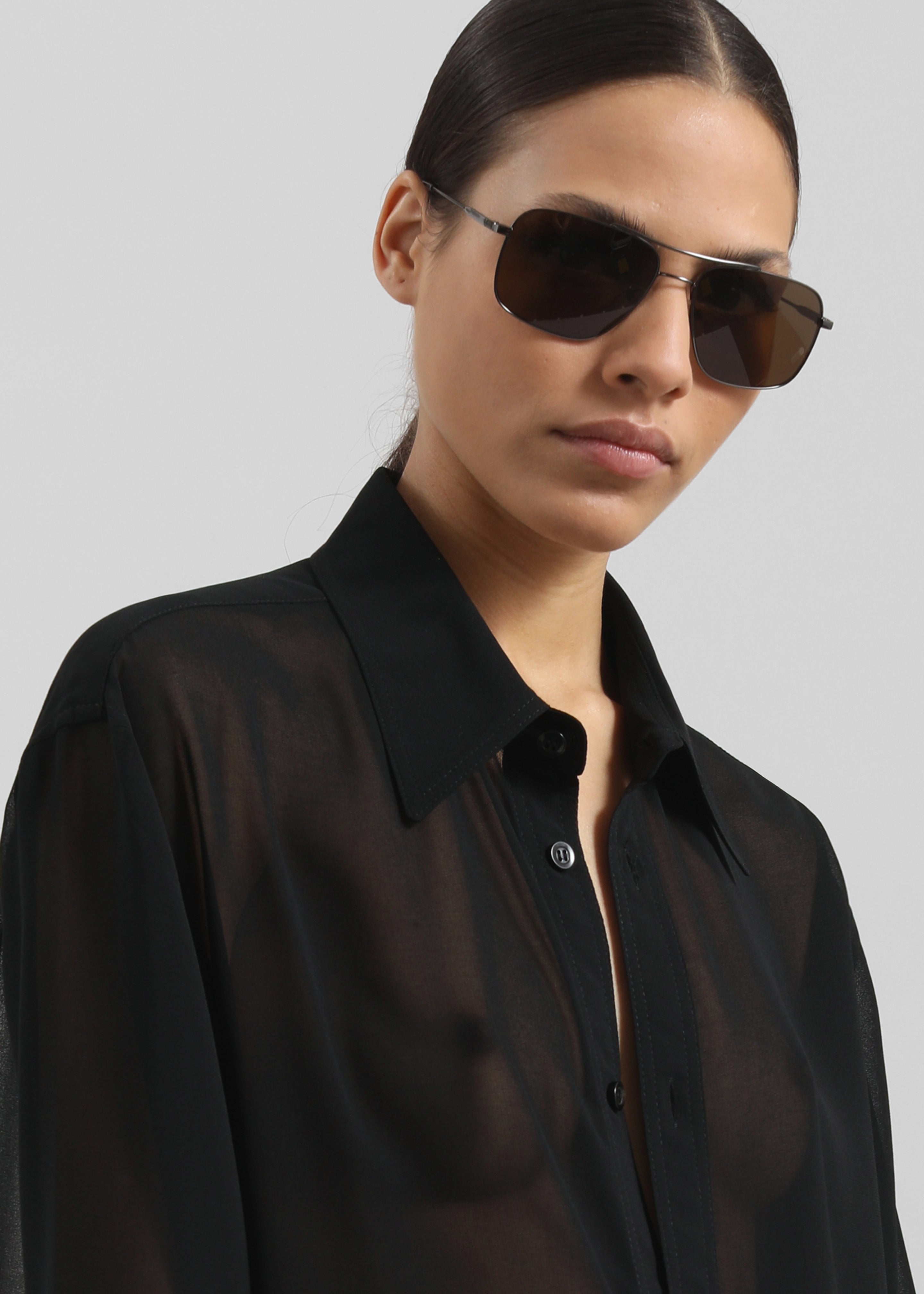 Louis Gabriel Nouchi Classic Transparent Shirt - Black – The