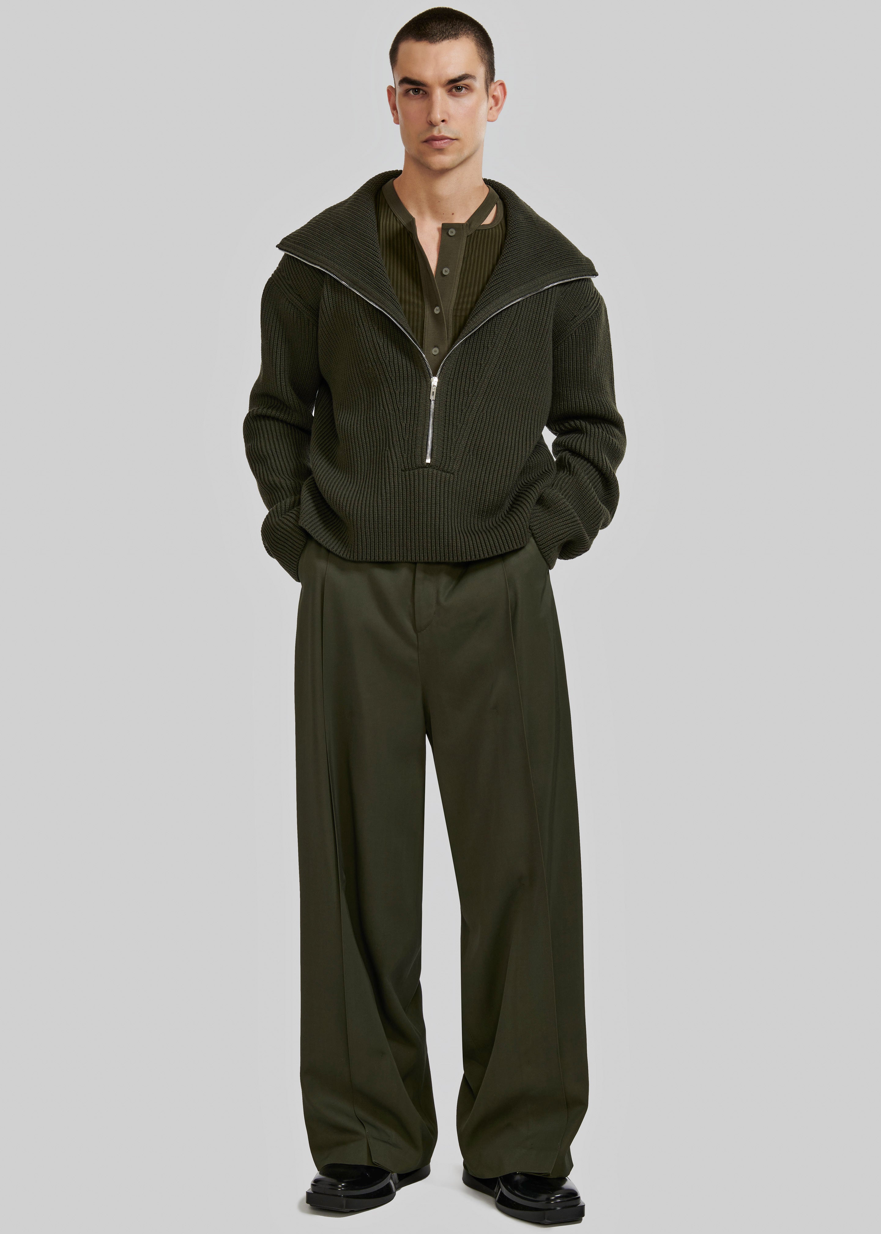 Louis Gabriel Nouchi Trucker Jumper - Army - 2