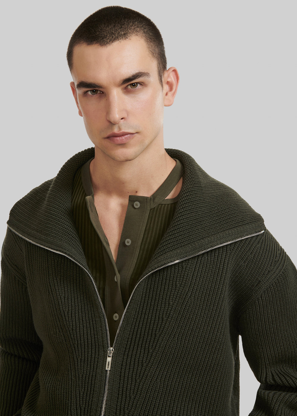 Louis Gabriel Nouchi Trucker Jumper - Army