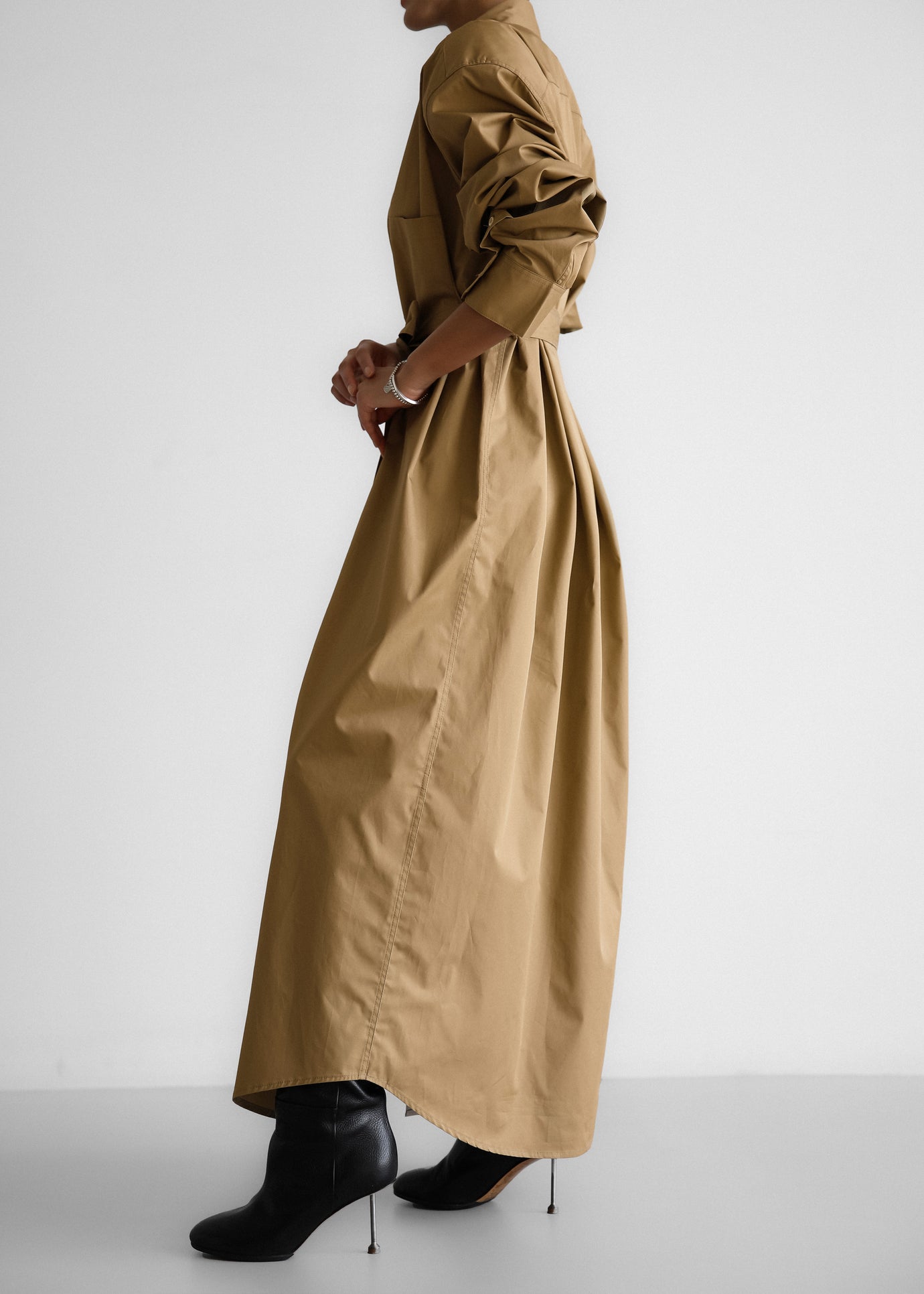 Louisa Trench Dress - Camel - 1