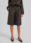 Loulou de Saison Adler Knee-Length Bermudas - Grizzly