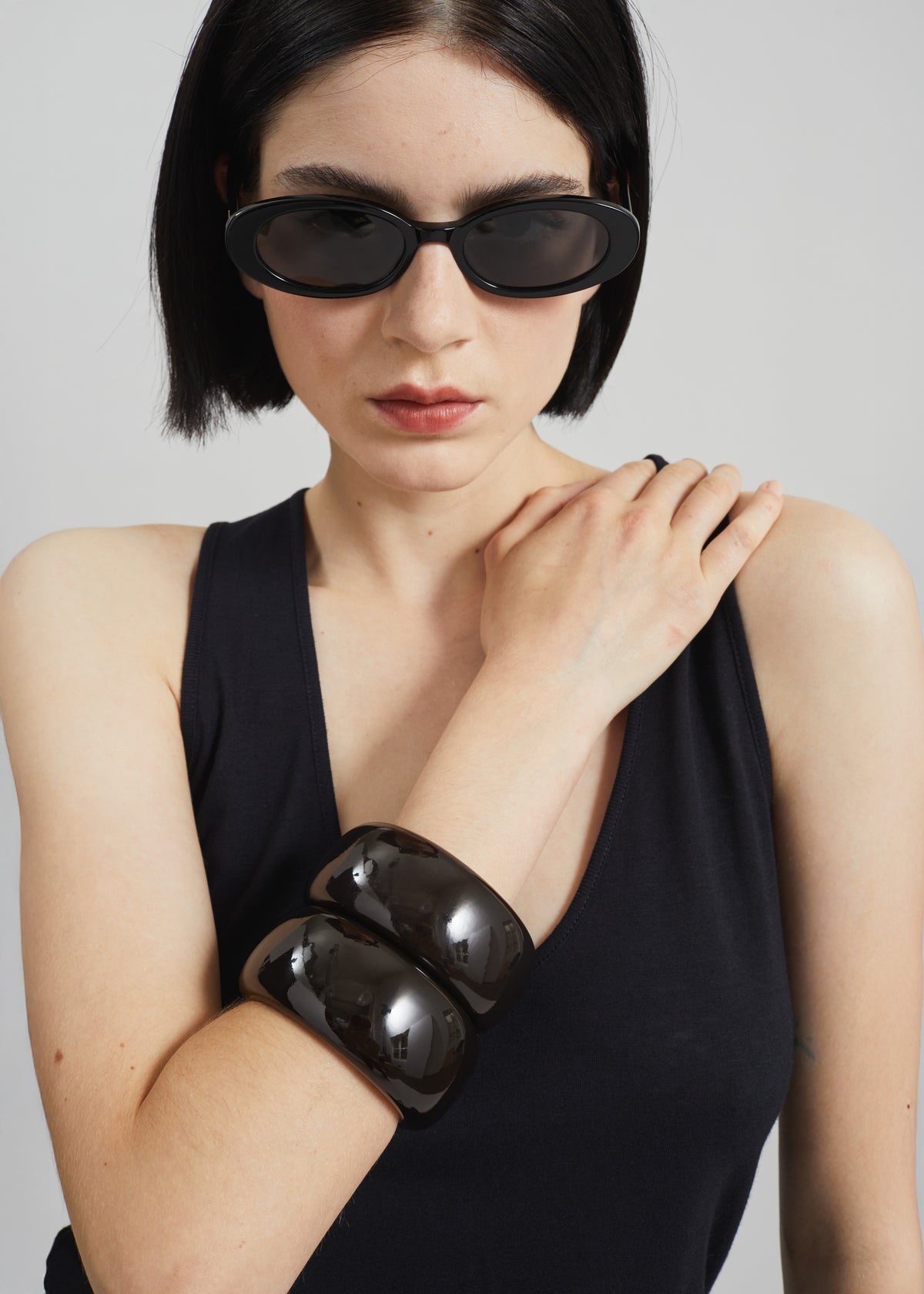 Loulou de Saison Albia LDS Tank Top - Black - 3