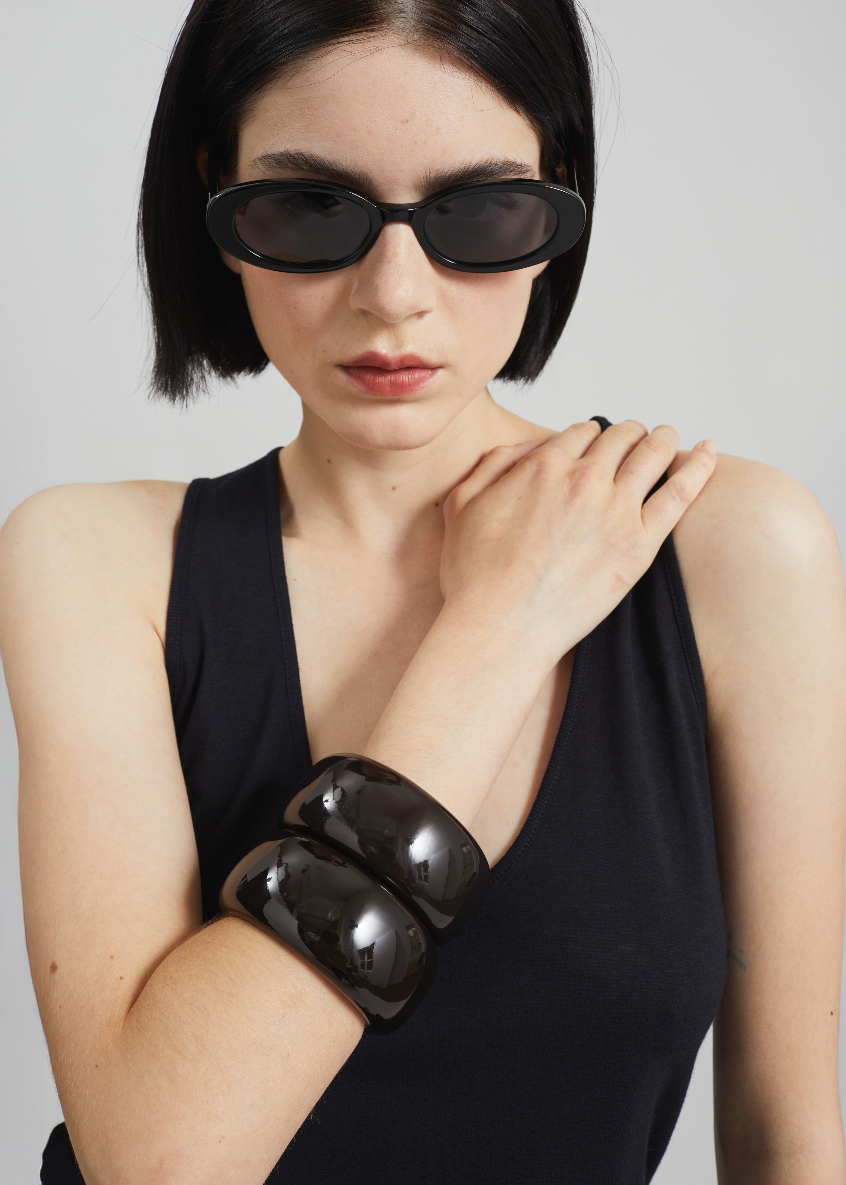 Loulou de Saison Albia LDS Tank Top - Black - 3