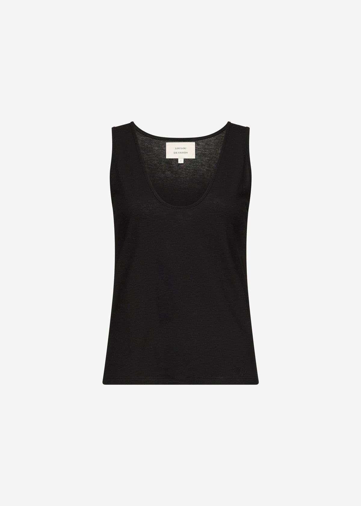 Loulou de Saison Albia LDS Tank Top - Black - 5