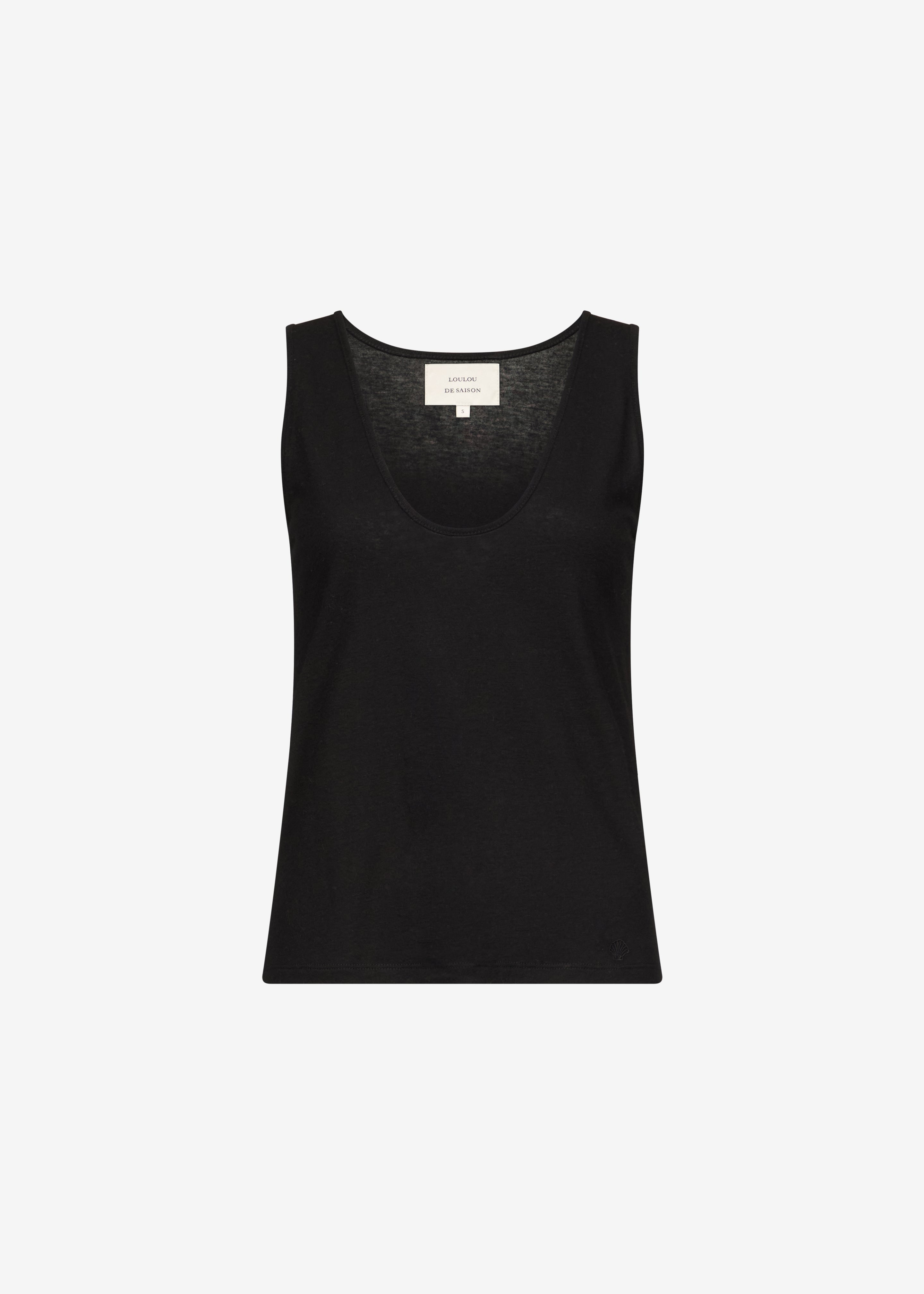 Loulou de Saison Albia LDS Tank Top - Black - 5