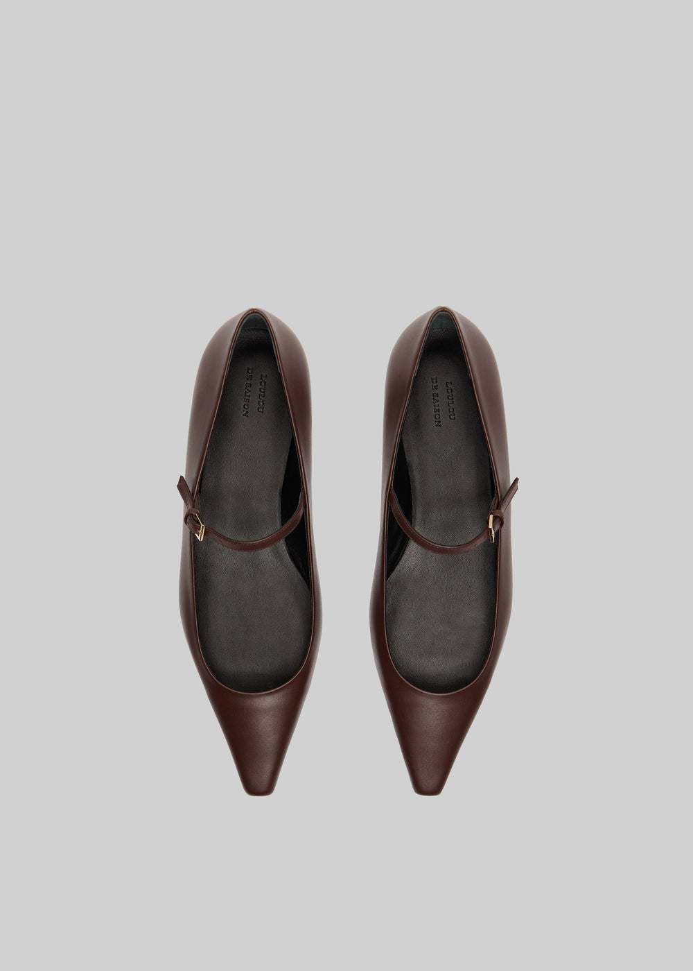 Loulou de Saison Alice Sharp Ballerinas - Brown - 1