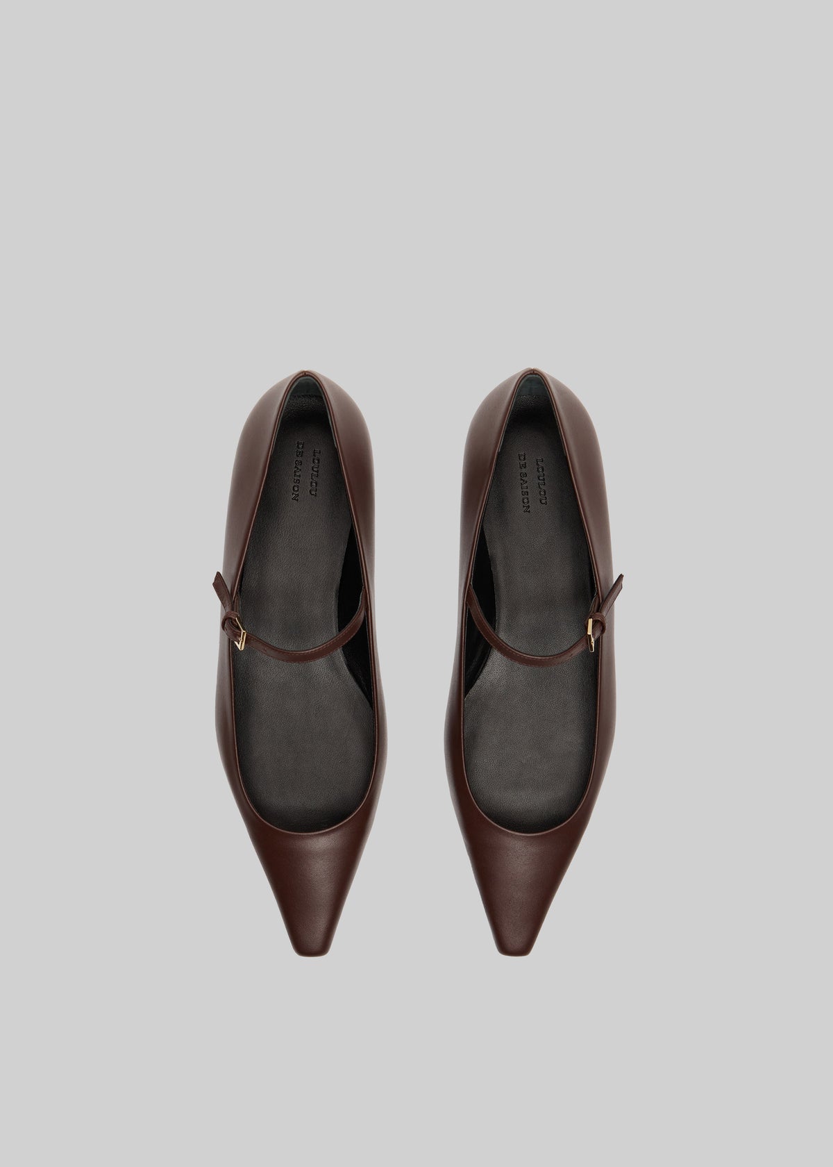 Loulou de Saison Alice Sharp Ballerinas - Brown - 2