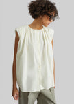 Loulou de Saison Anca Gathered Blouse - Ivory