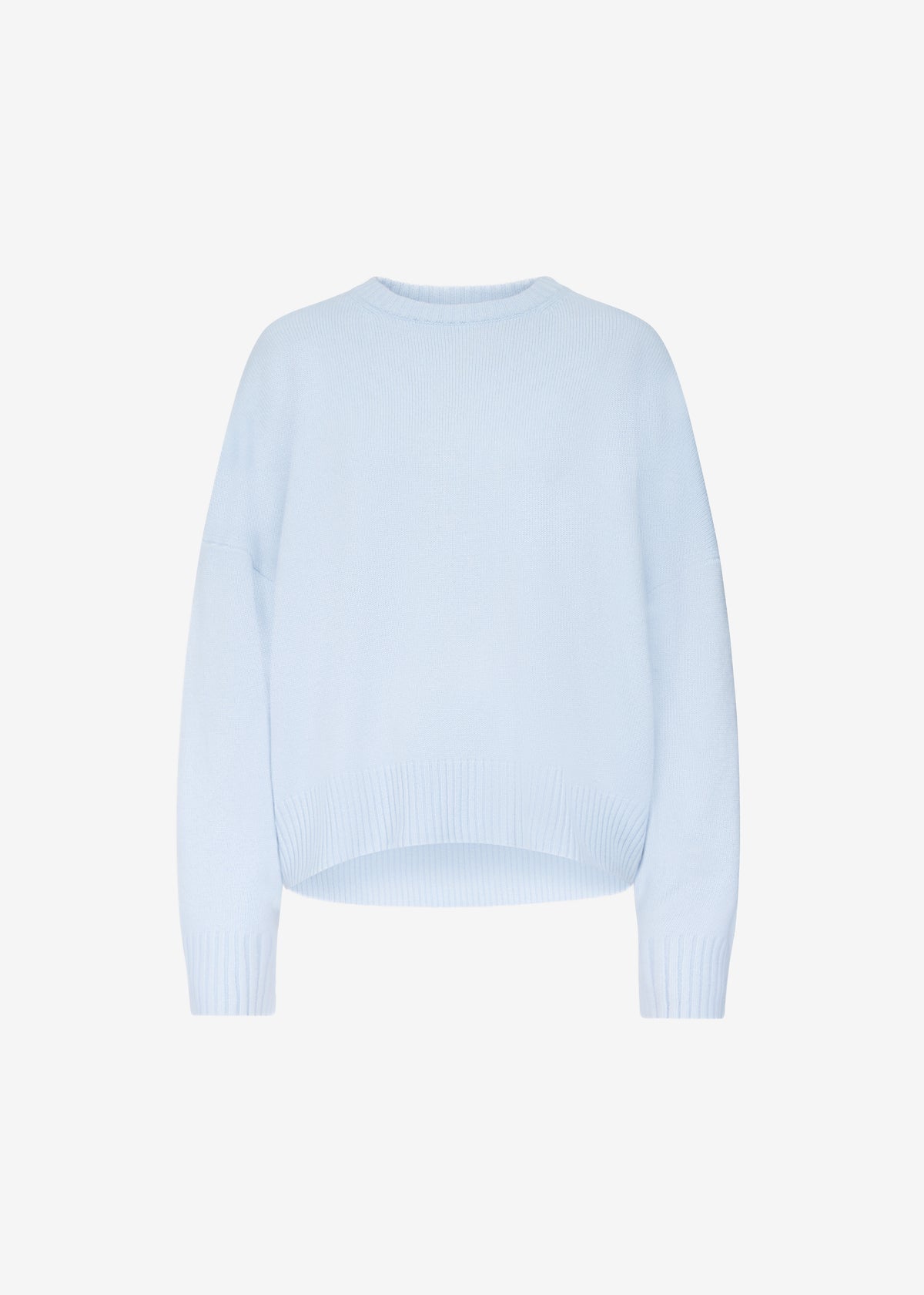 Loulou de Saison Anton Lds Crewneck Sweater - Light Blue - 7