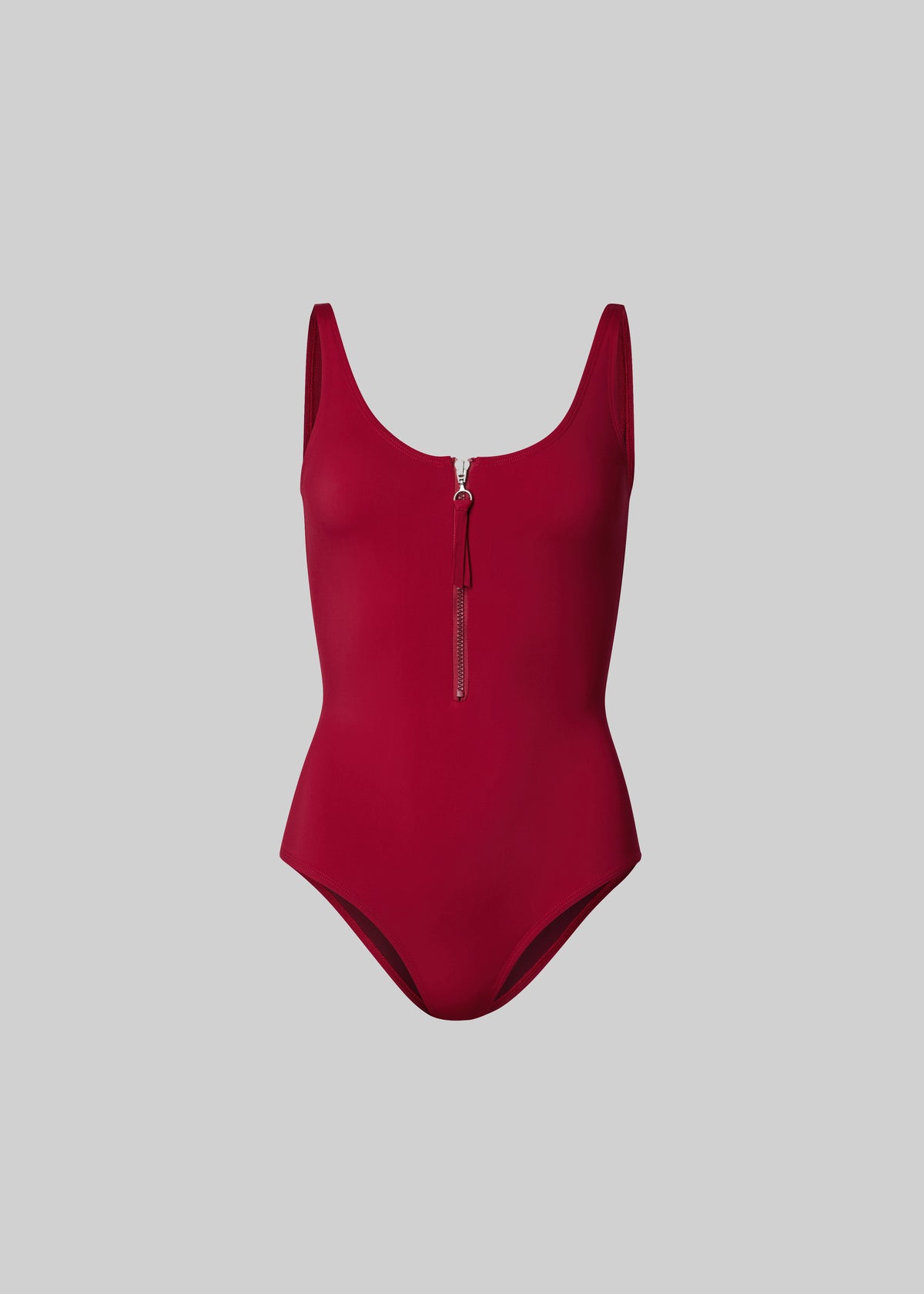 Loulou de Saison Balti Classic Zip Swimsuit - Red - 6