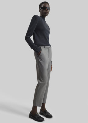 Loulou de Saison Carlo Straight Leg Pants - Grey