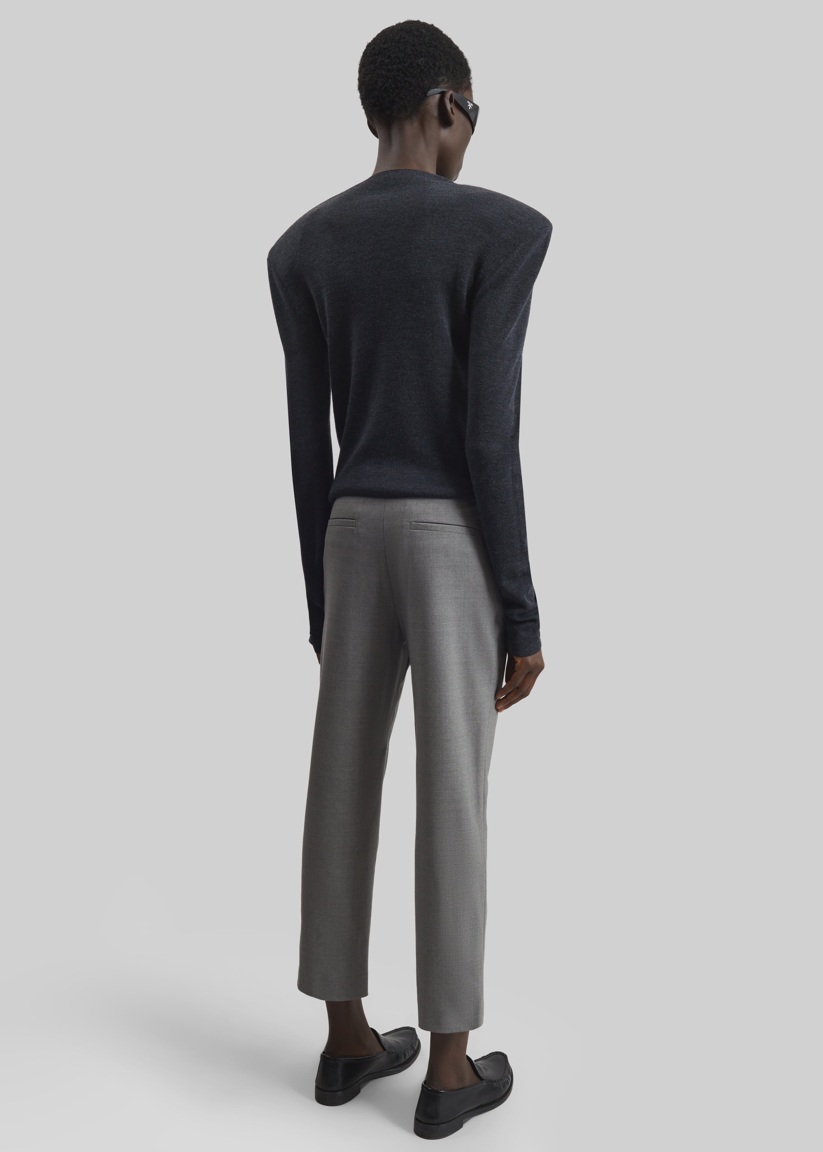 Loulou de Saison Carlo Straight Leg Pants - Grey - 7