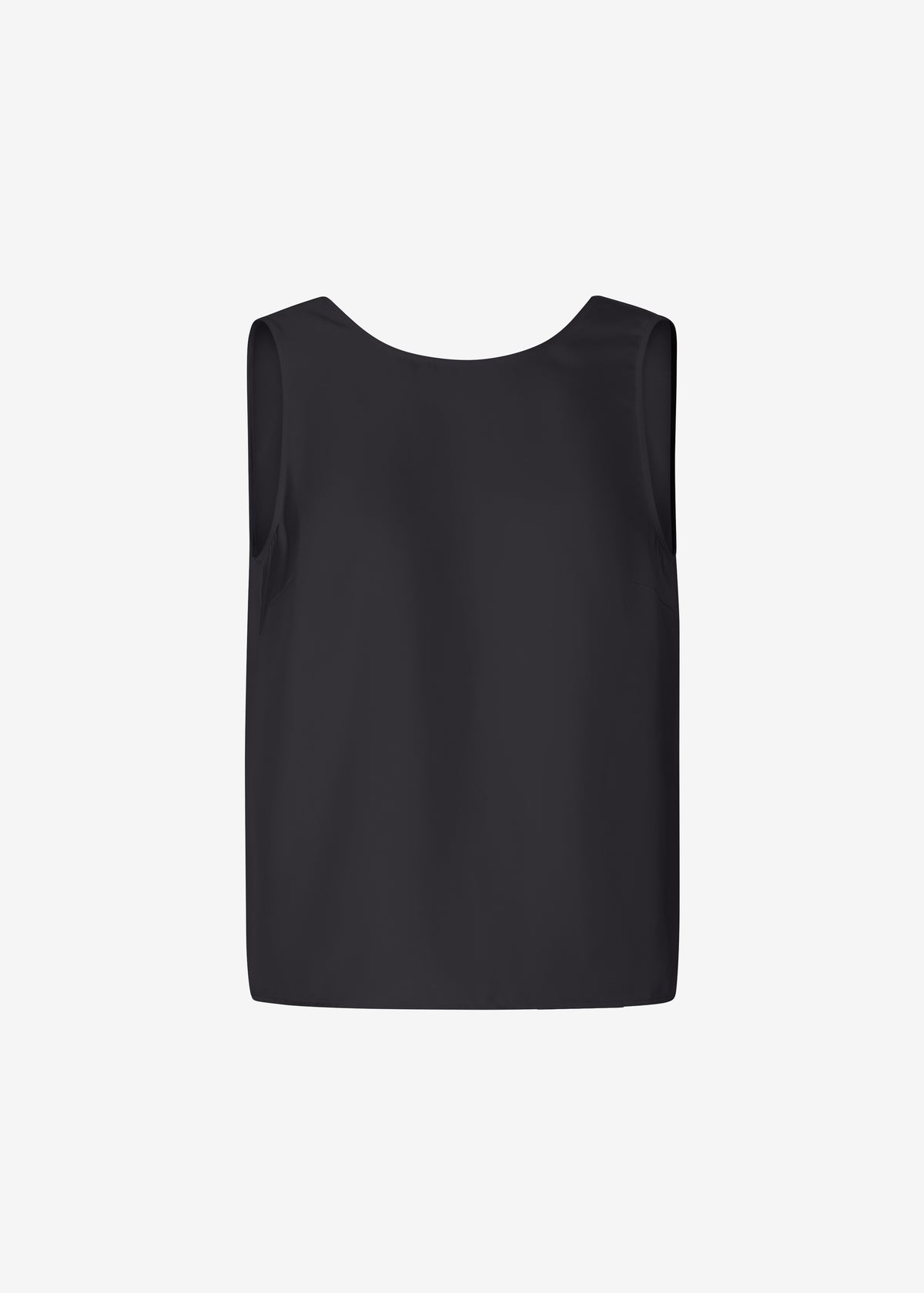 Loulou de Saison Gema Sleeveless Silk Top - Black - 6