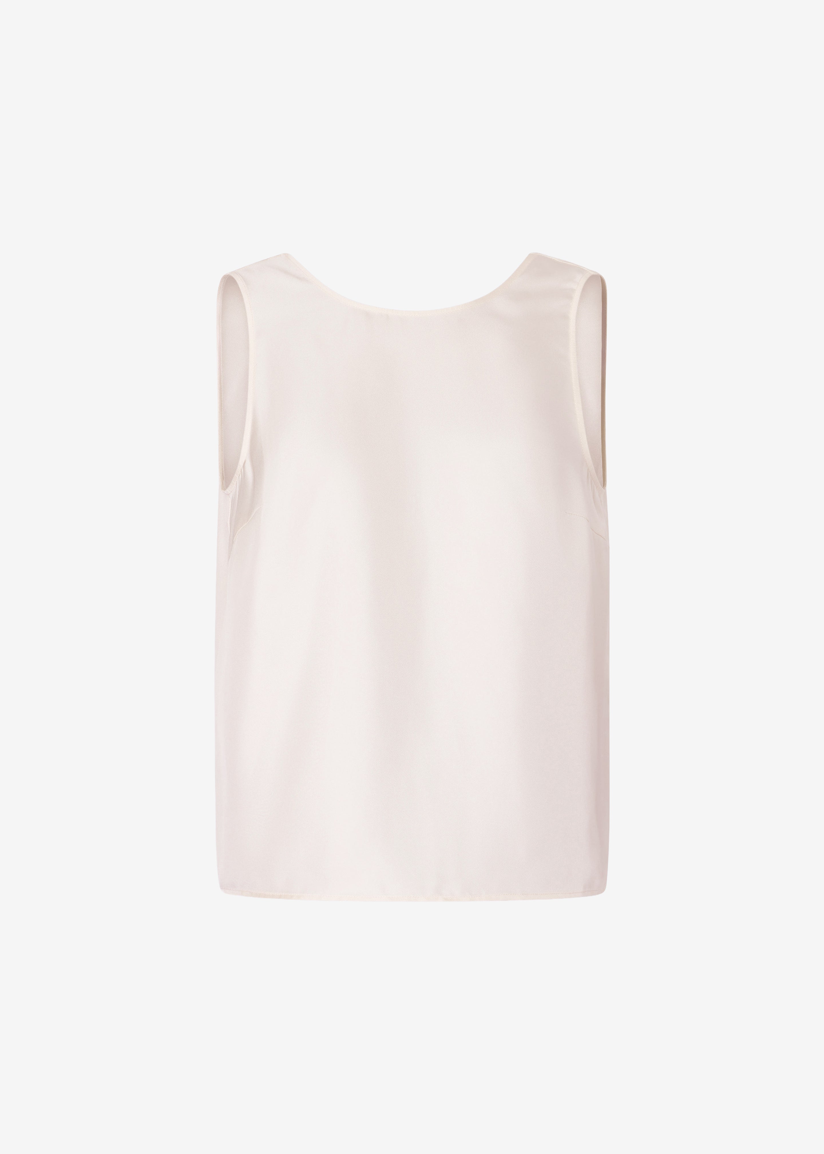 Loulou de Saison Gema Sleeveless Silk Top - Light Pink - 5