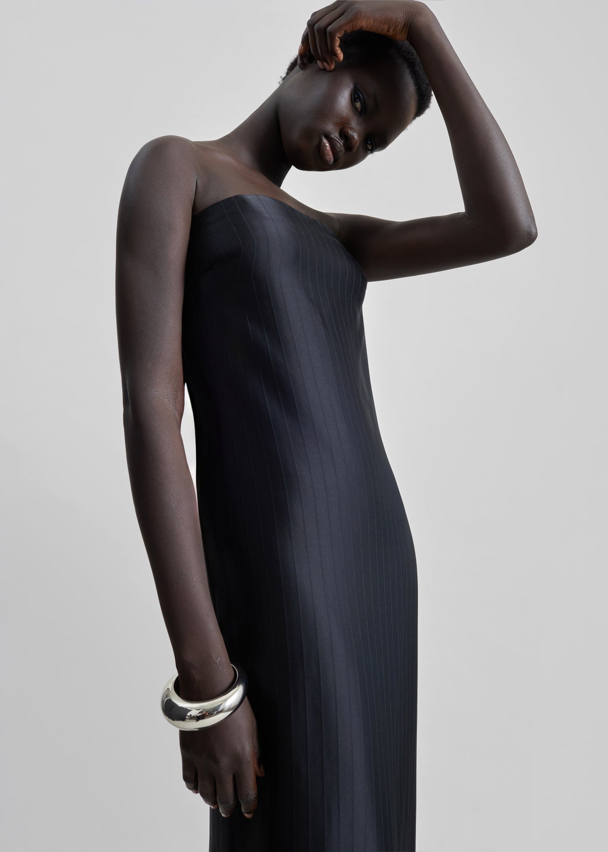 Loulou De Saison Giulia Bustier Dress - Black - 1